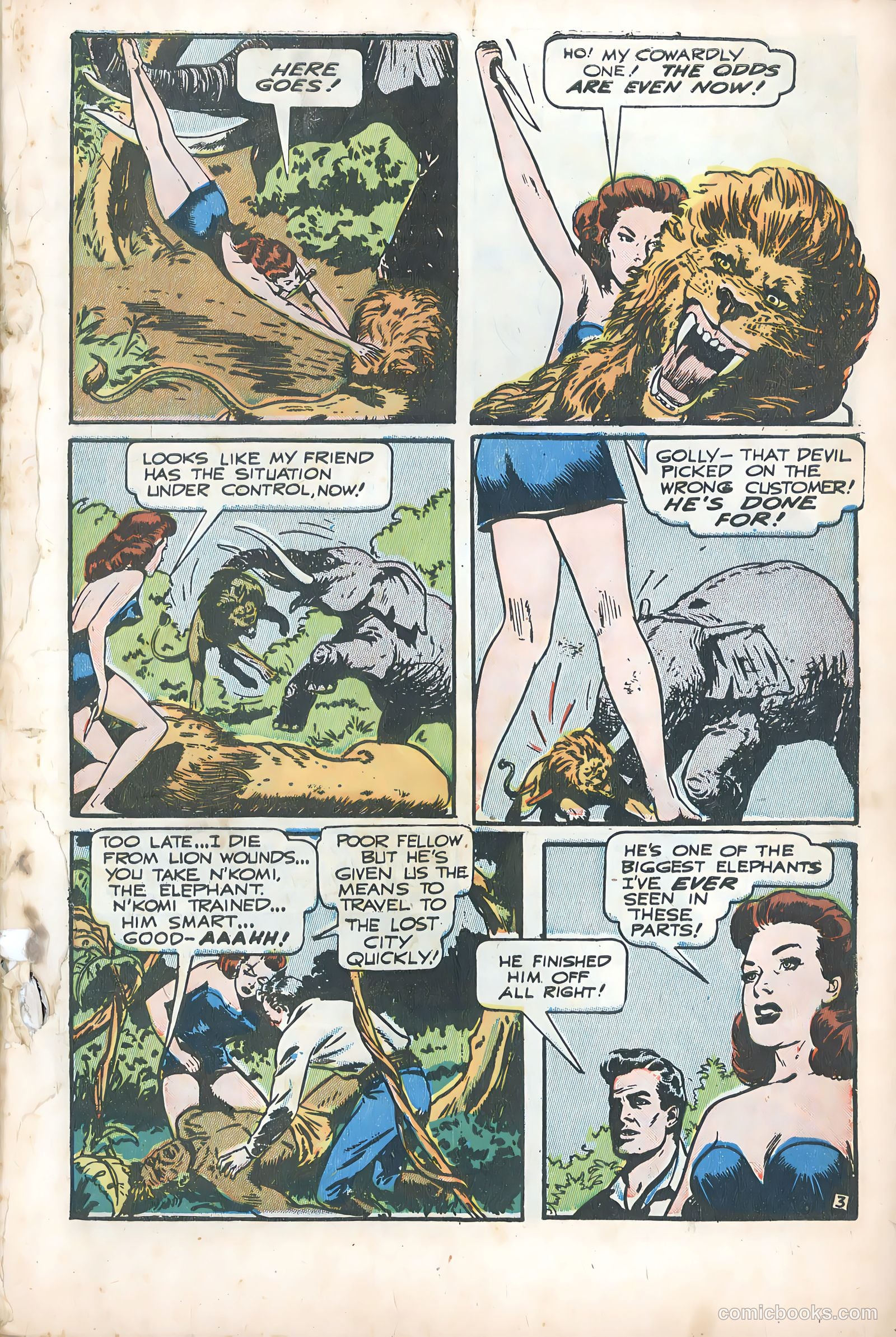 Exciting Comics #58 (1941) — page 5 of 51