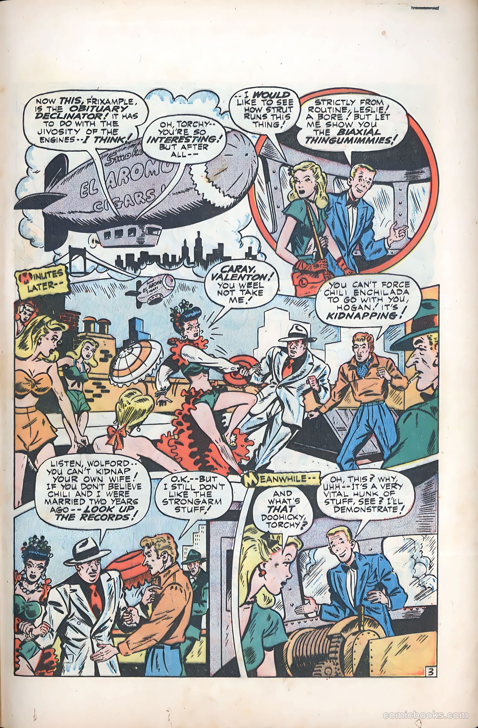 Exciting Comics #58 (1941) — page 34 of 51