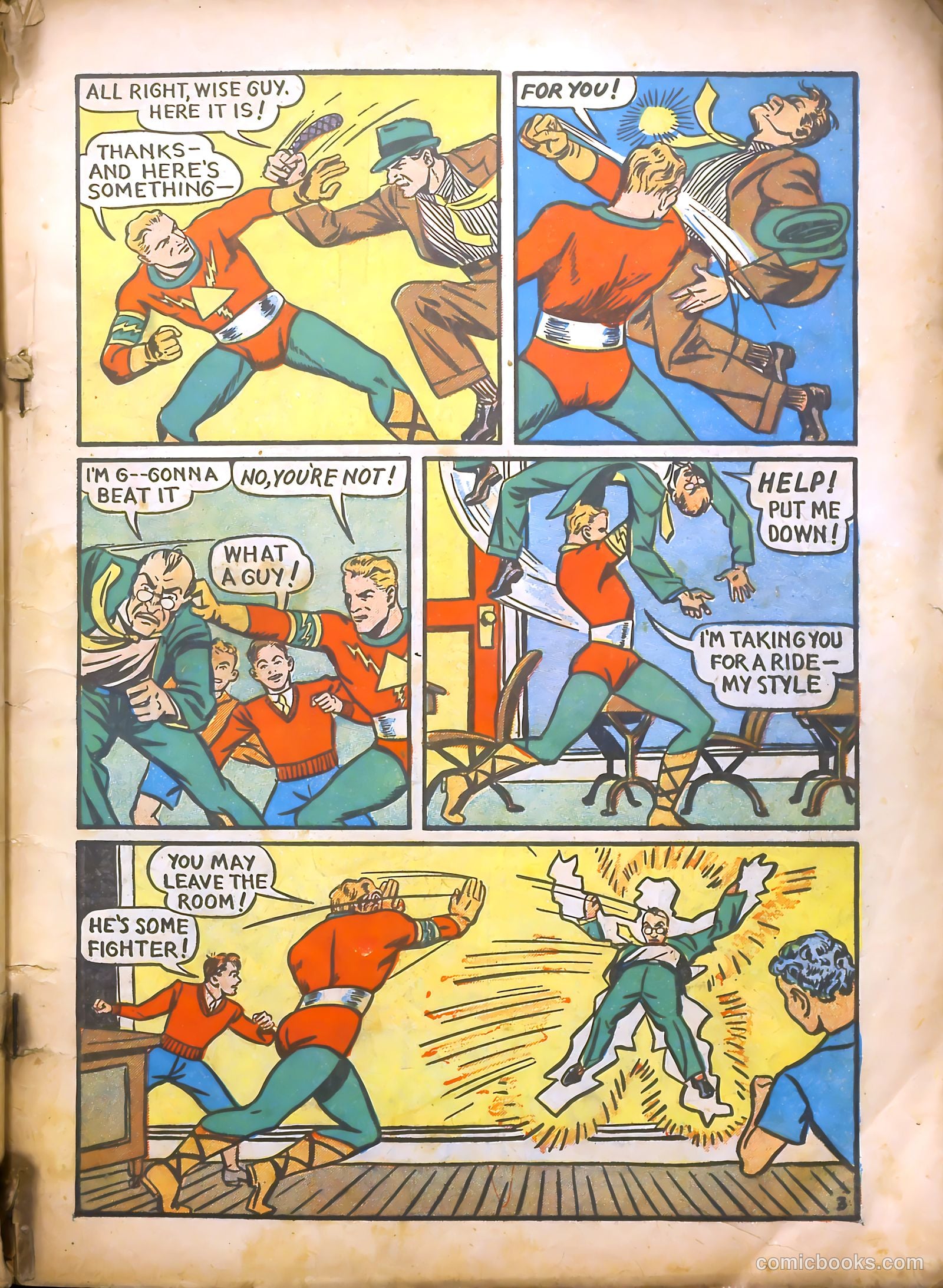 Sure-Fire Comics #3 (1940) — page 6 of 69