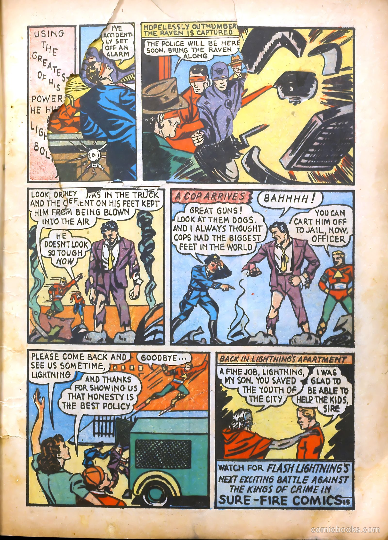 Sure-Fire Comics #3 (1940) — page 18 of 69