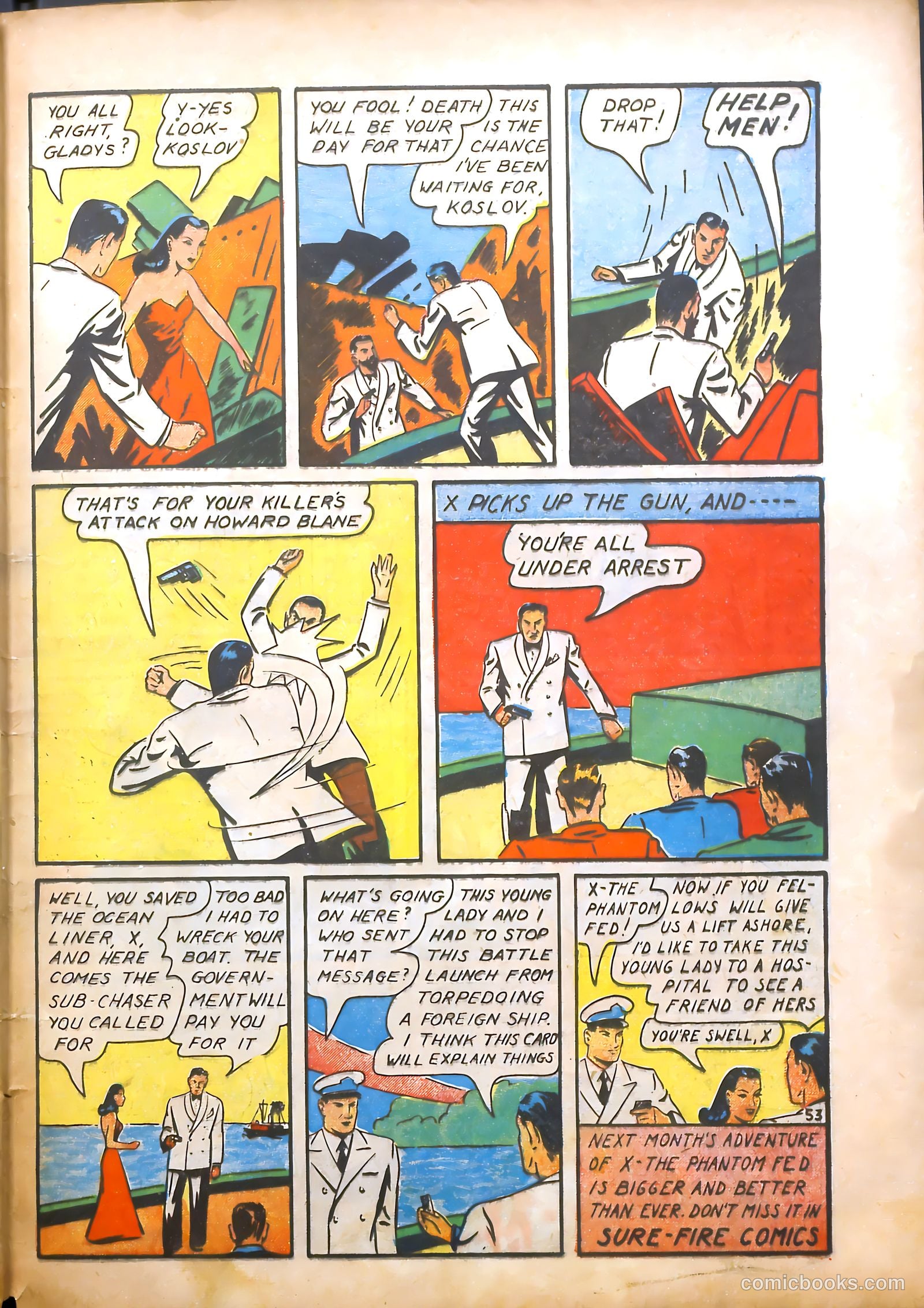 Sure-Fire Comics #3 (1940) — page 56 of 69