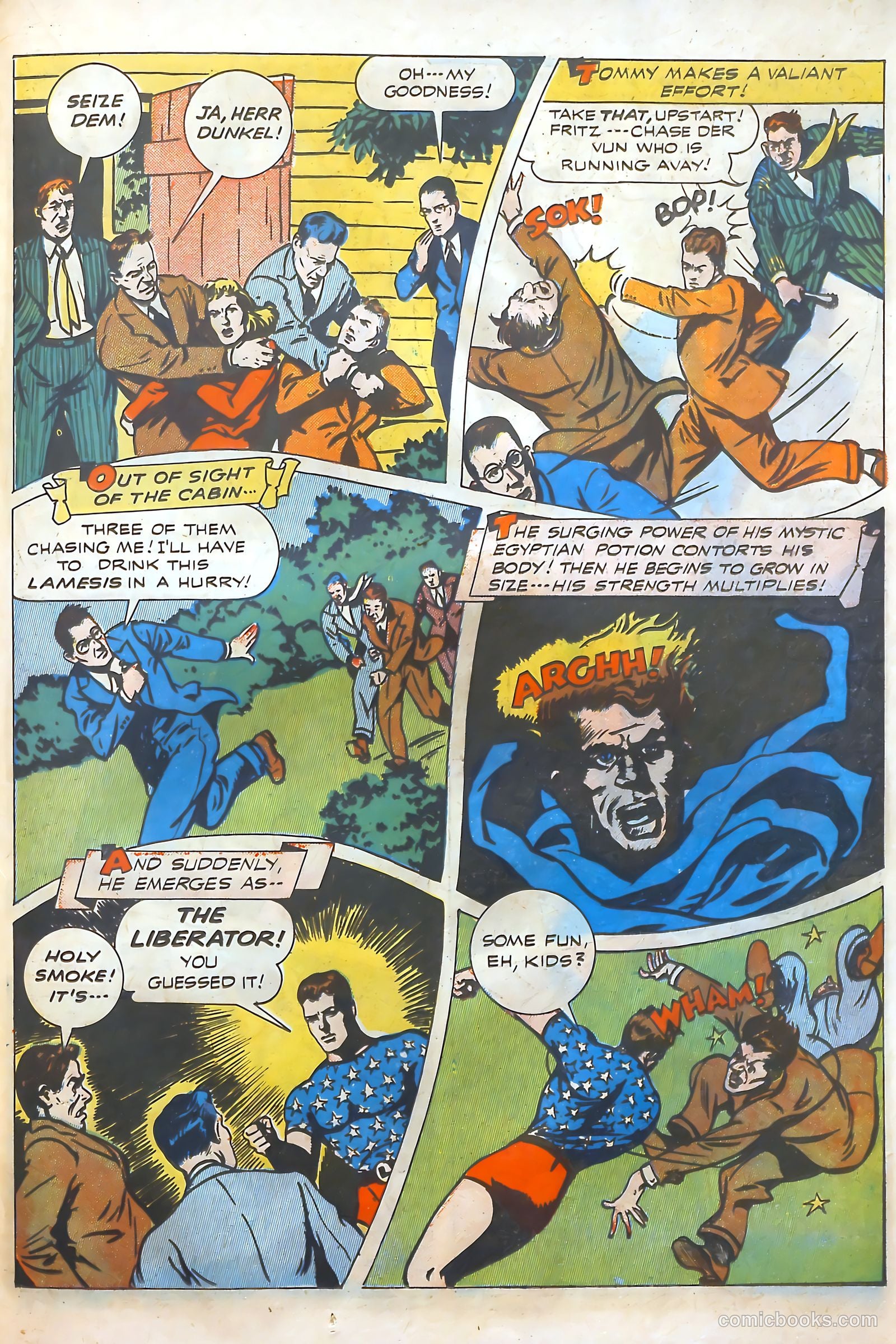 Exciting Comics #29 (1943) — page 42 of 62