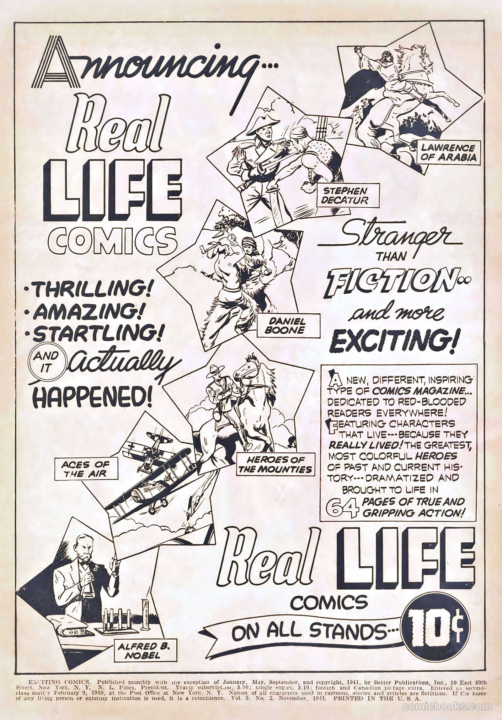 Exciting Comics #14 (1941) — page 2 of 69