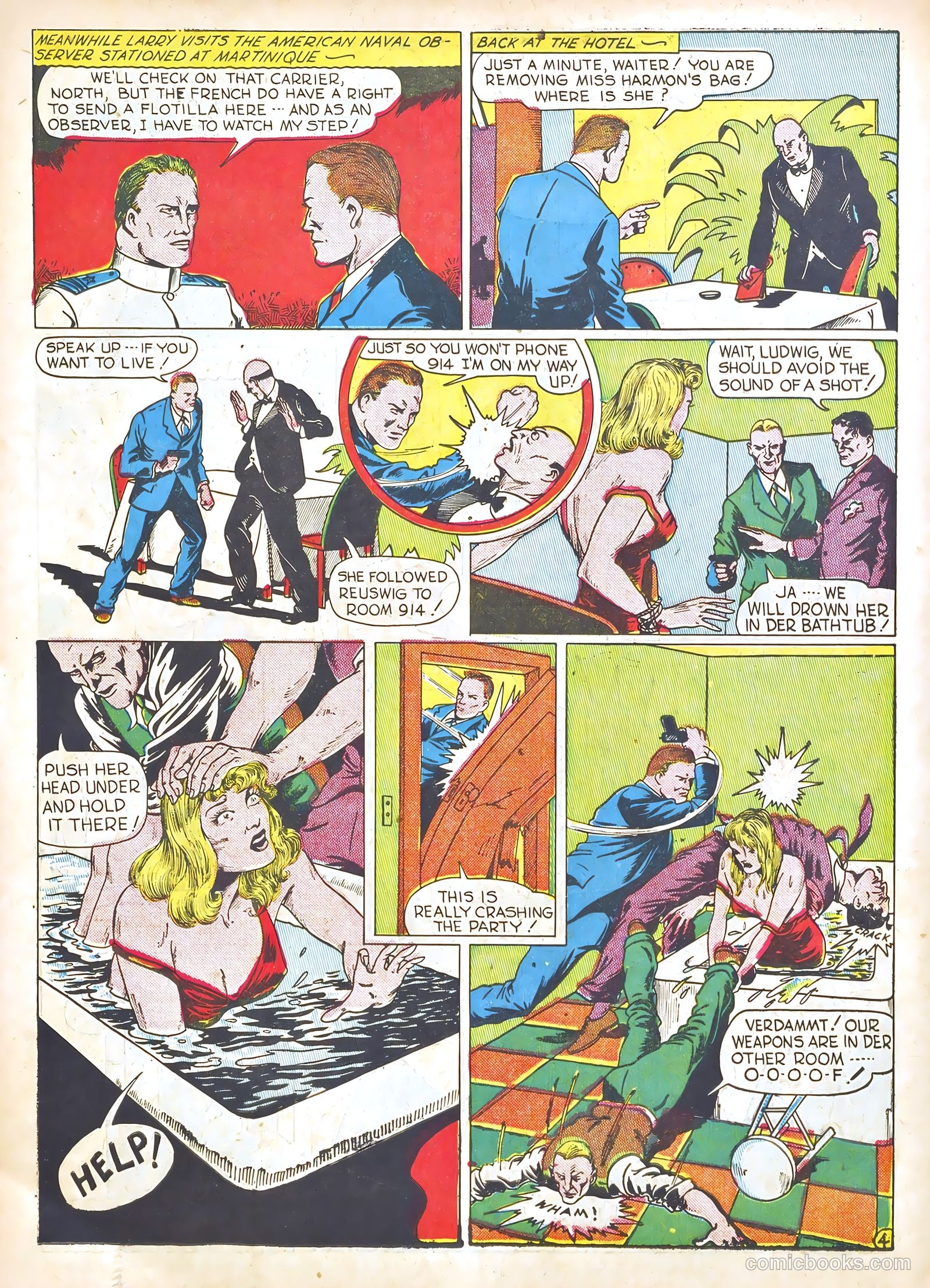 Exciting Comics #14 (1941) — page 34 of 69