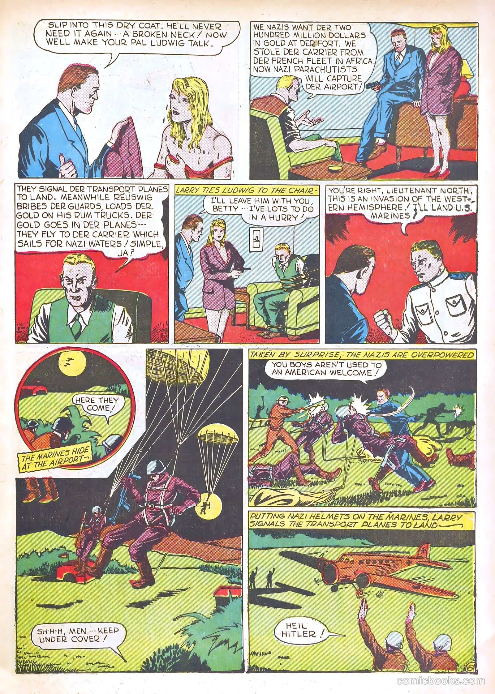 Exciting Comics #14 (1941) — page 35 of 69