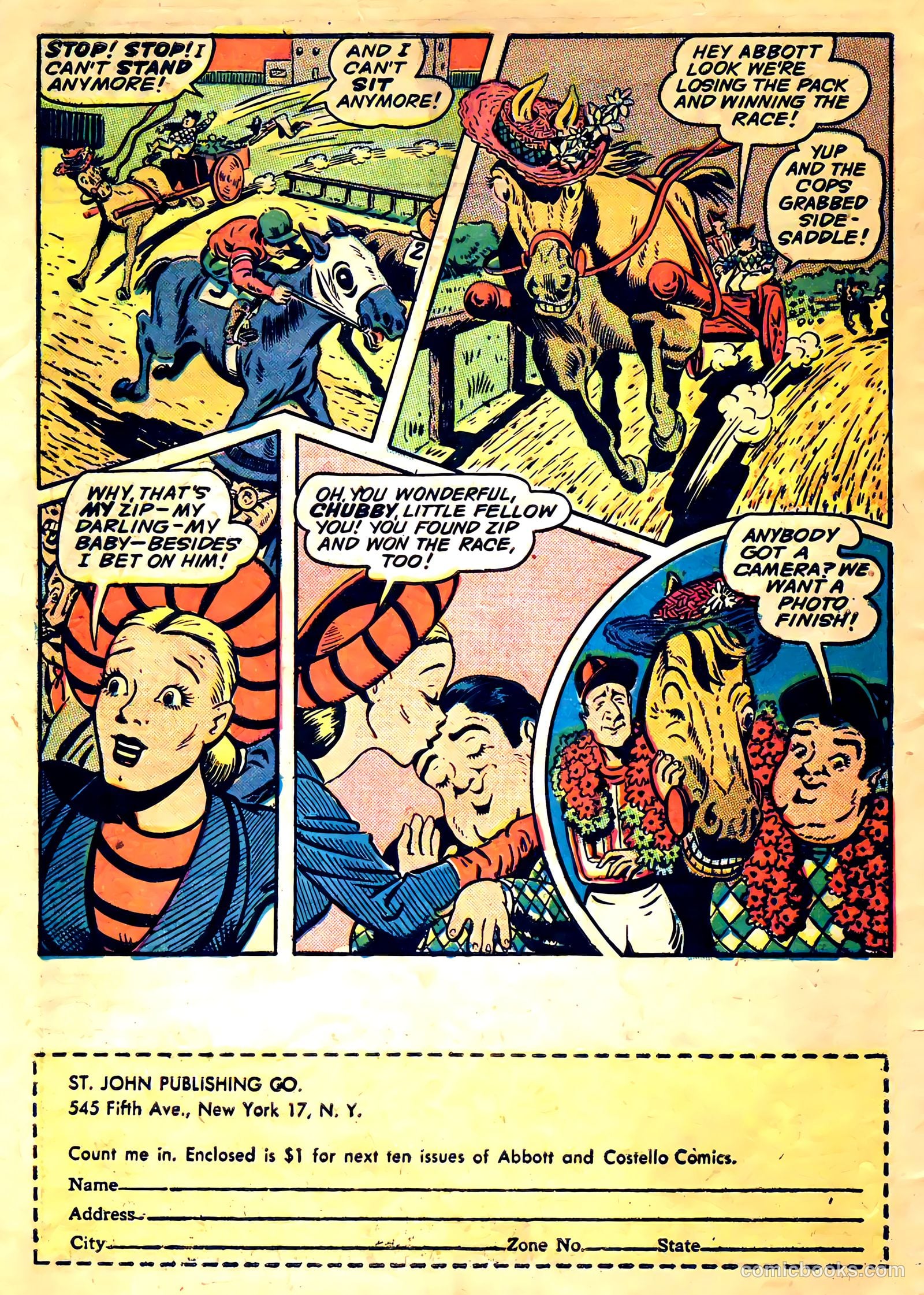 Abbott and Costello Comics #3 (1948) — page 32 of 36
