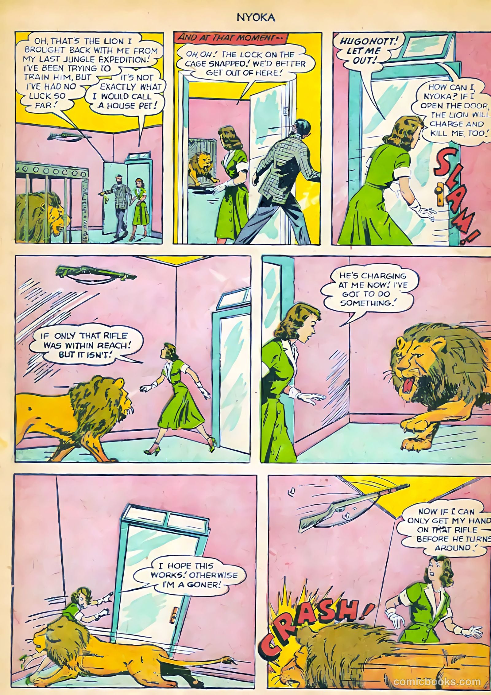Nyoka the Jungle Girl #71 (1952) — page 7 of 37