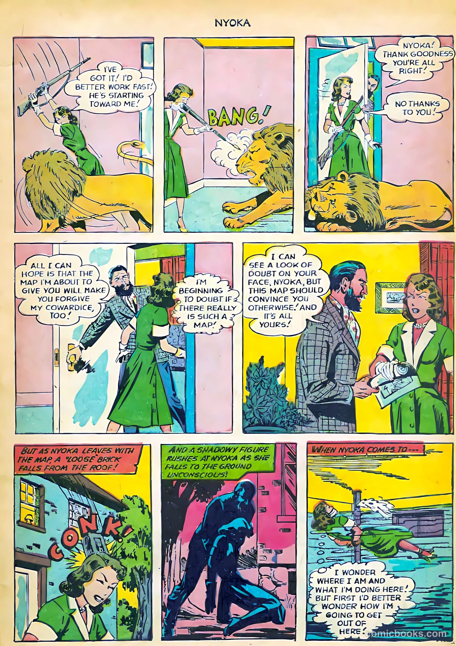 Nyoka the Jungle Girl #71 (1952) — page 8 of 37
