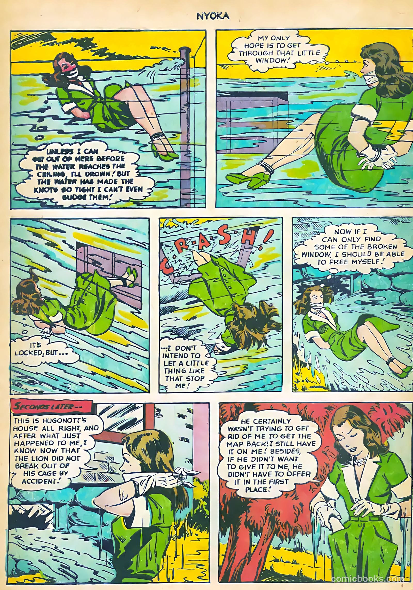 Nyoka the Jungle Girl #71 (1952) — page 9 of 37
