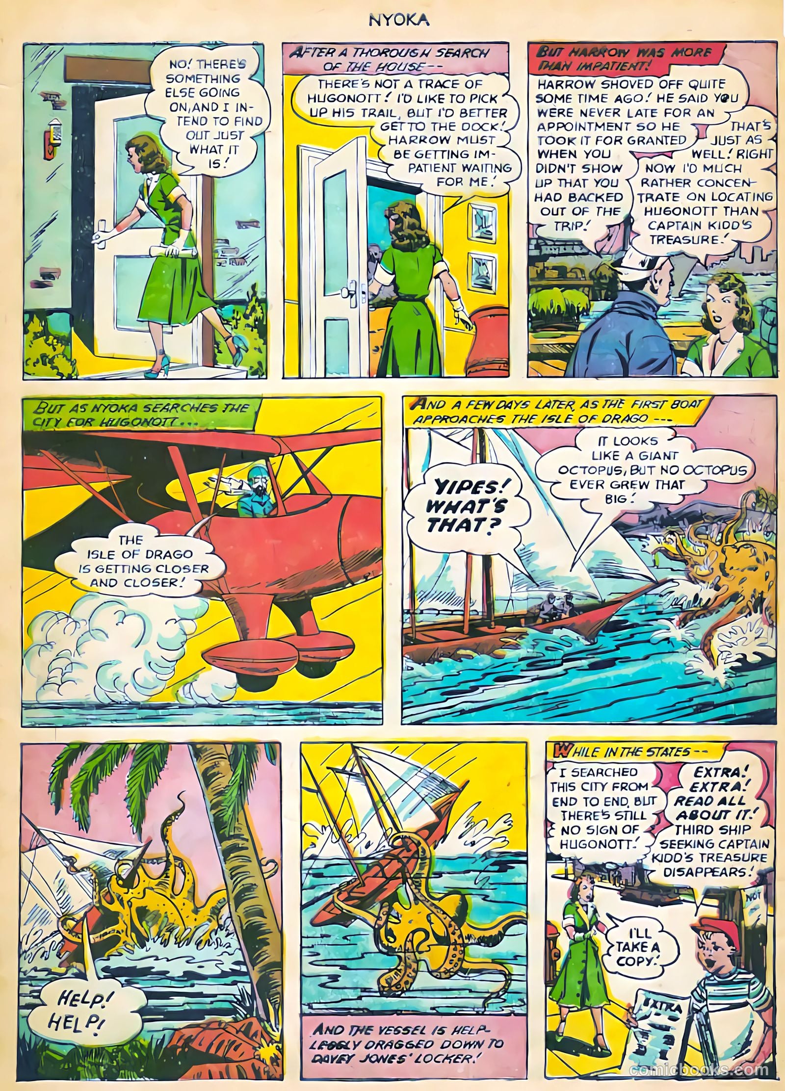 Nyoka the Jungle Girl #71 (1952) — page 10 of 37