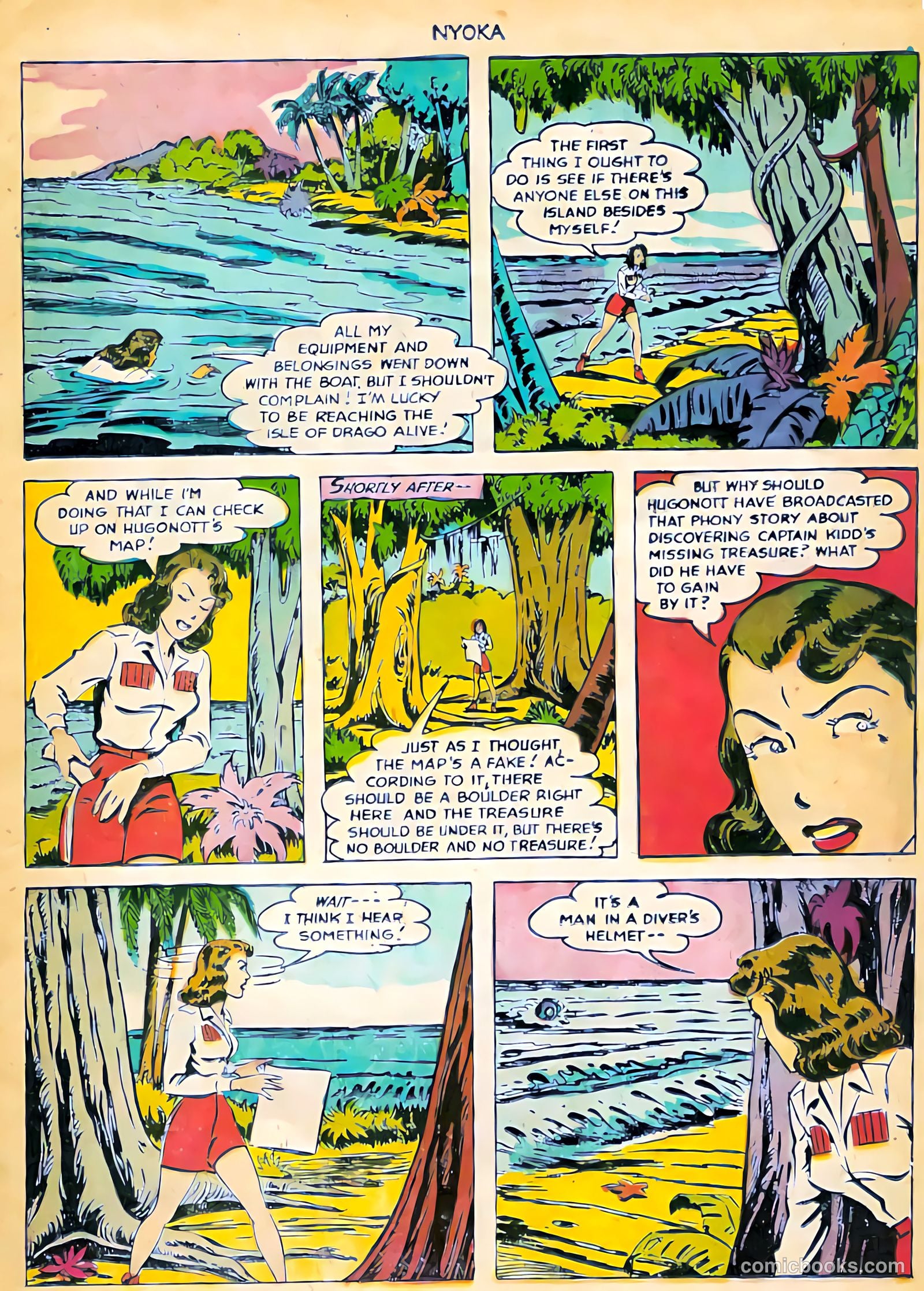 Nyoka the Jungle Girl #71 (1952) — page 18 of 37