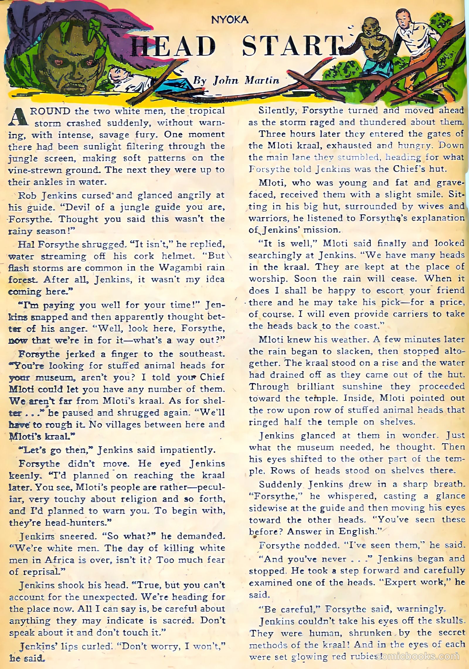 Nyoka the Jungle Girl #71 (1952) — page 23 of 37