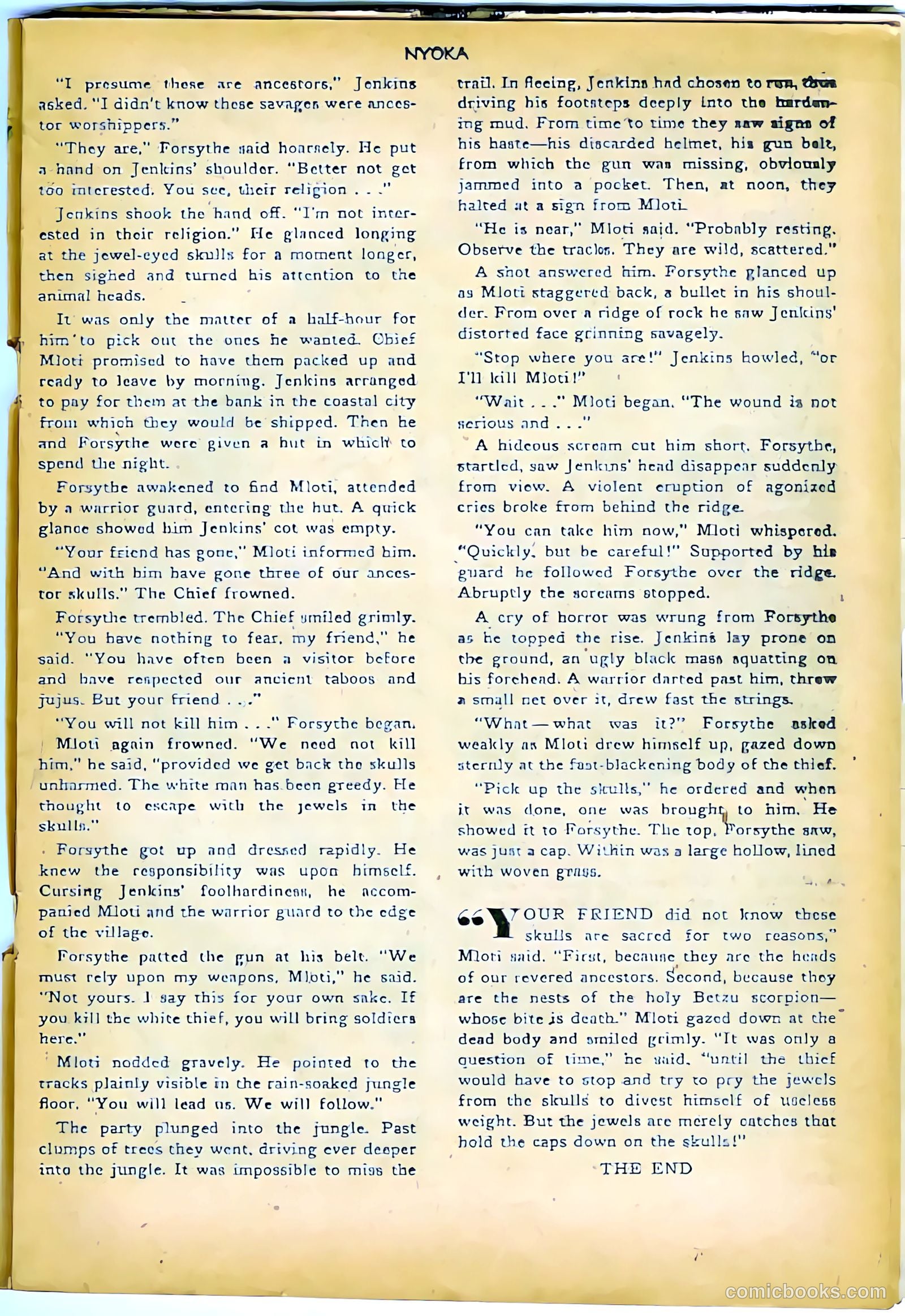 Nyoka the Jungle Girl #71 (1952) — page 24 of 37