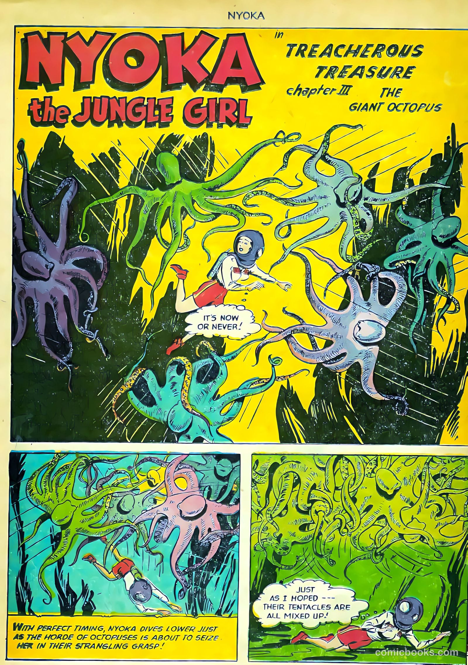 Nyoka the Jungle Girl #71 (1952) — page 25 of 37
