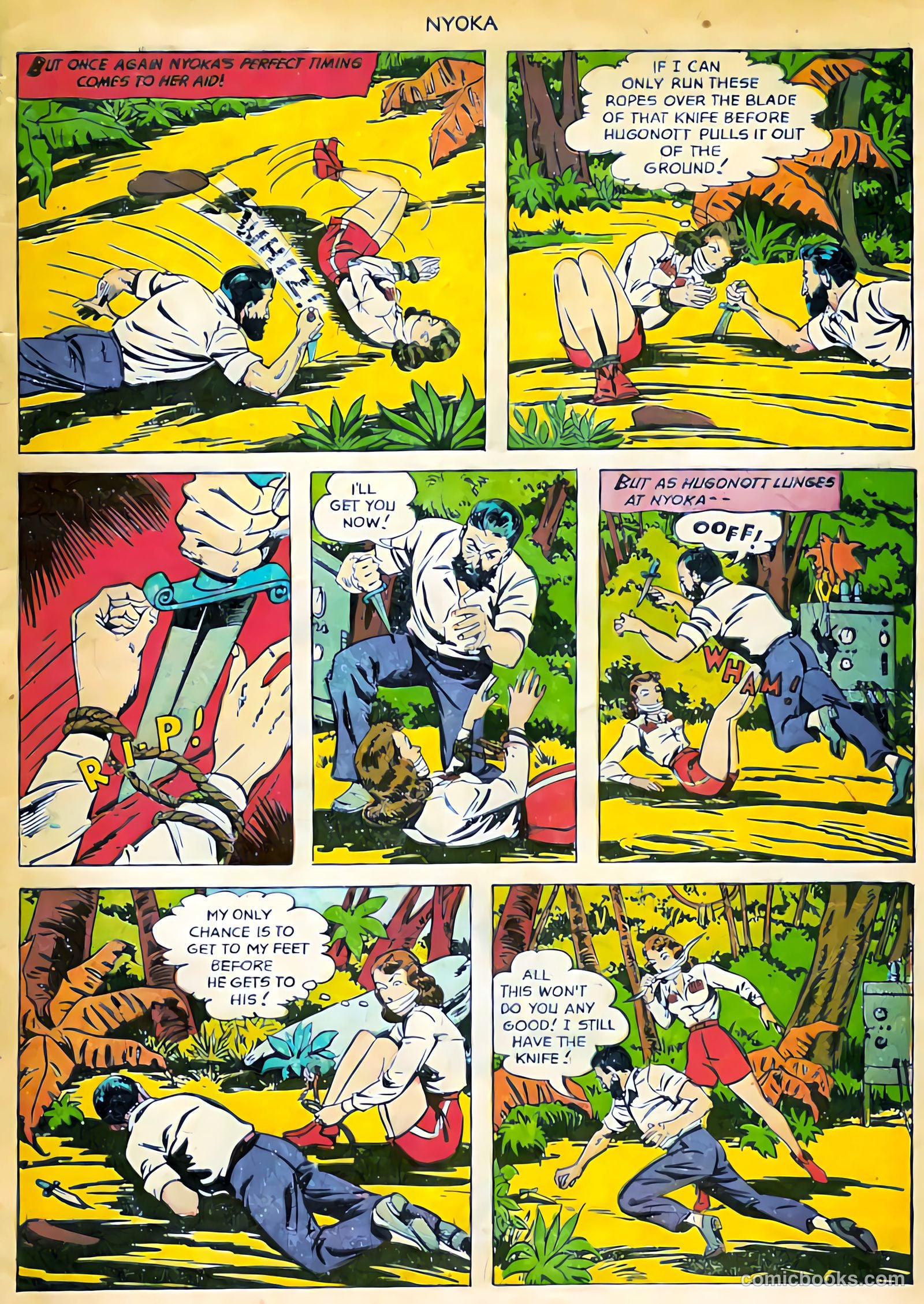 Nyoka the Jungle Girl #71 (1952) — page 30 of 37