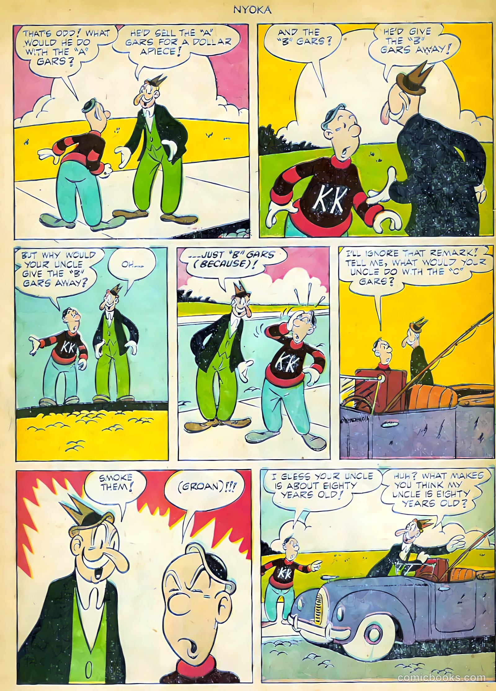 Nyoka the Jungle Girl #71 (1952) — page 33 of 37