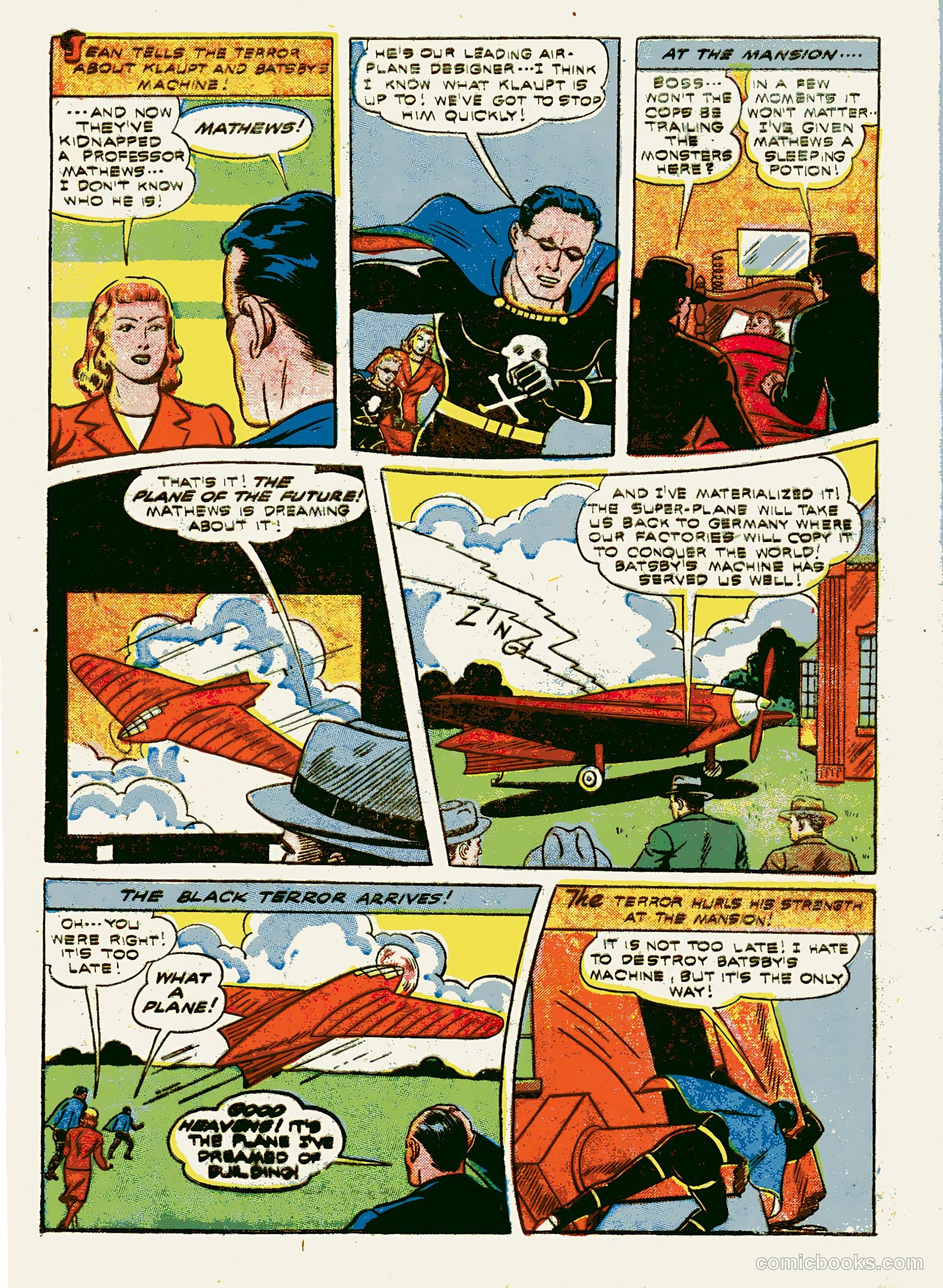 Exciting Comics #27 (1943) — page 16 of 68