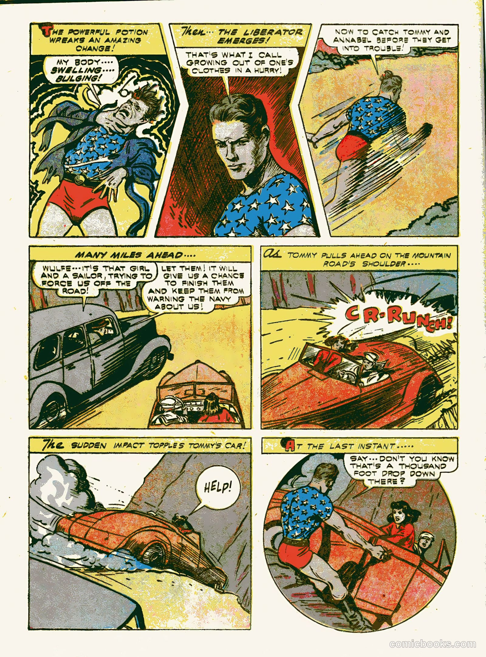 Exciting Comics #27 (1943) — page 32 of 68