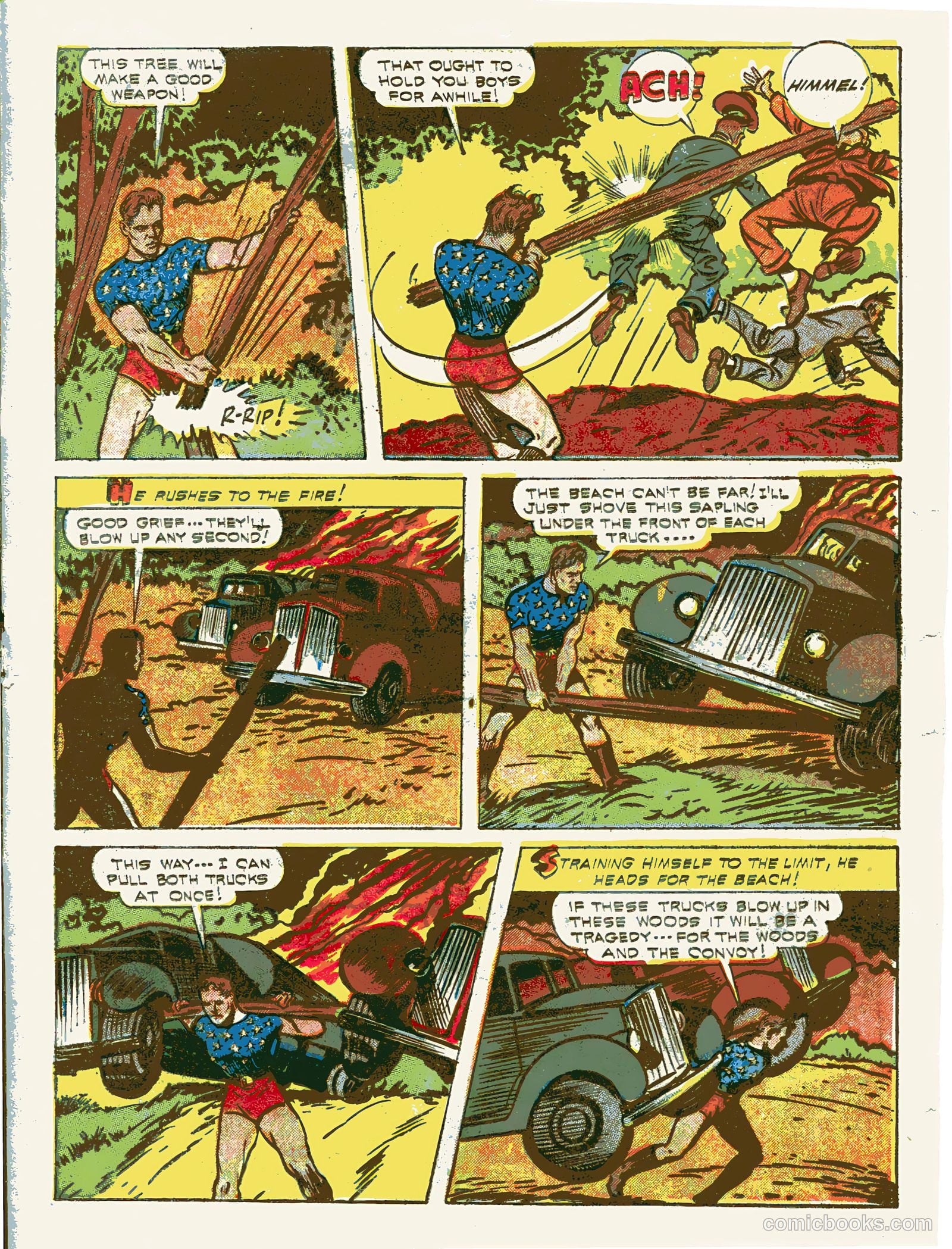 Exciting Comics #27 (1943) — page 35 of 68