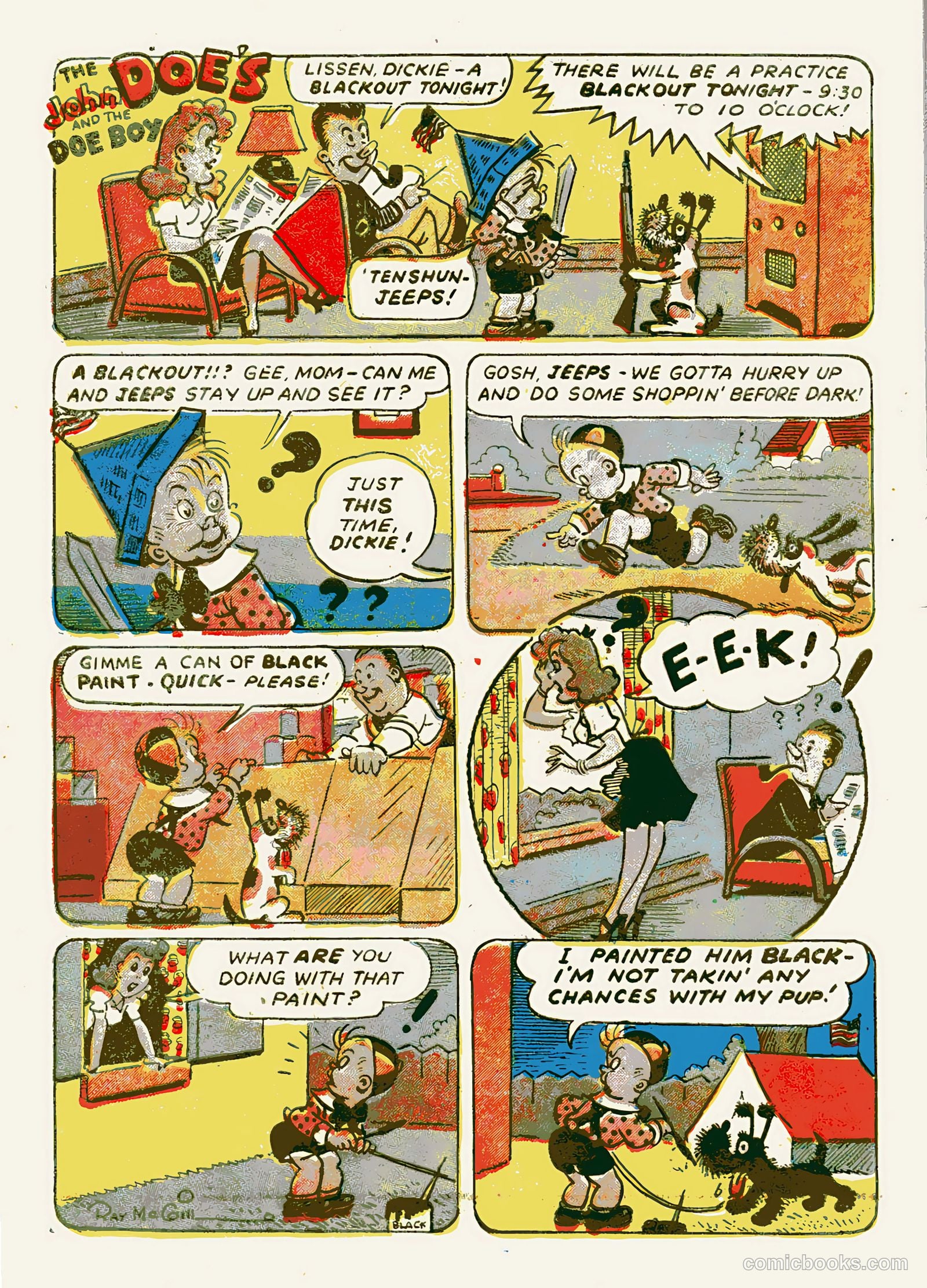 Exciting Comics #27 (1943) — page 54 of 68