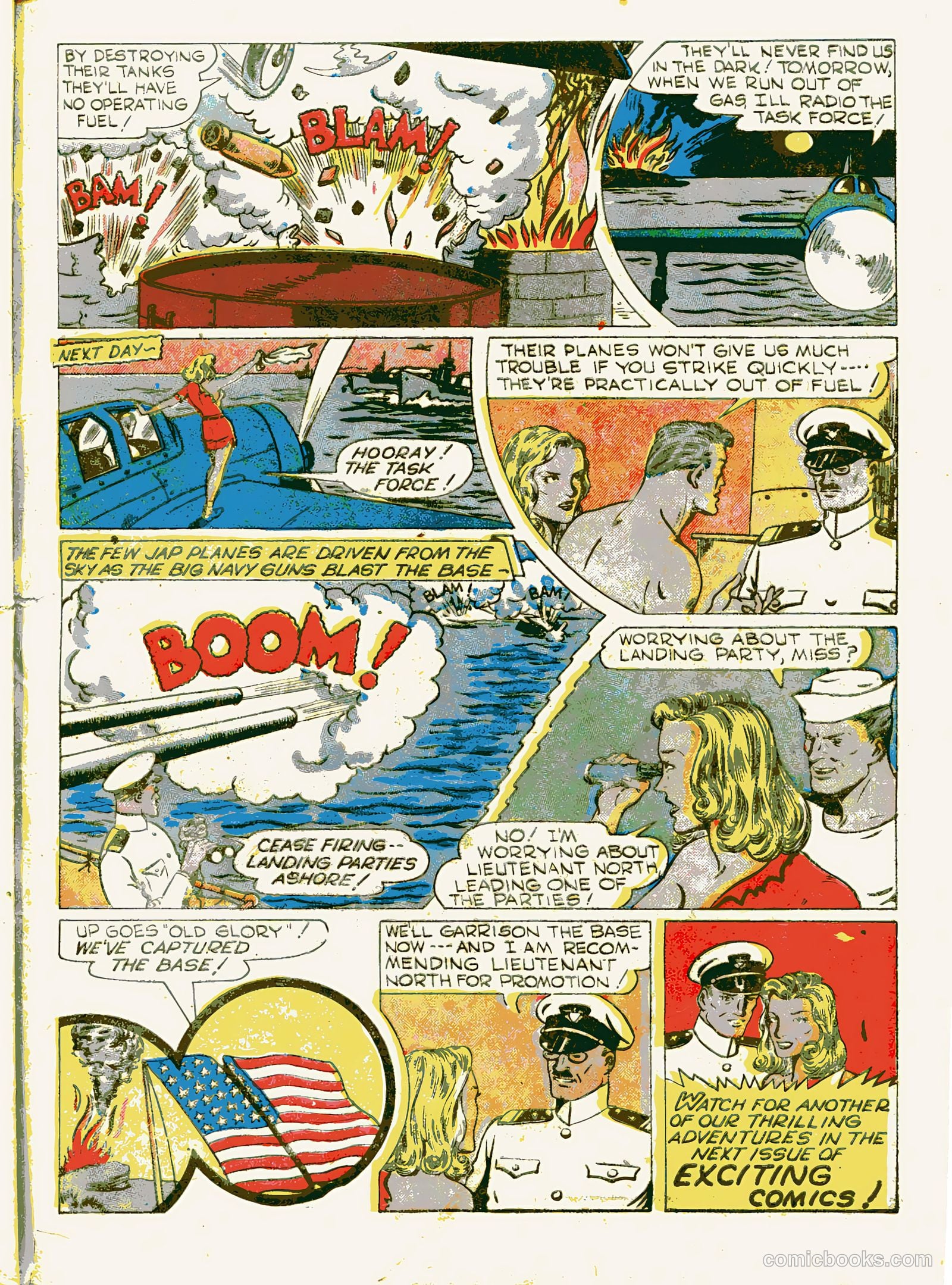 Exciting Comics #27 (1943) — page 61 of 68