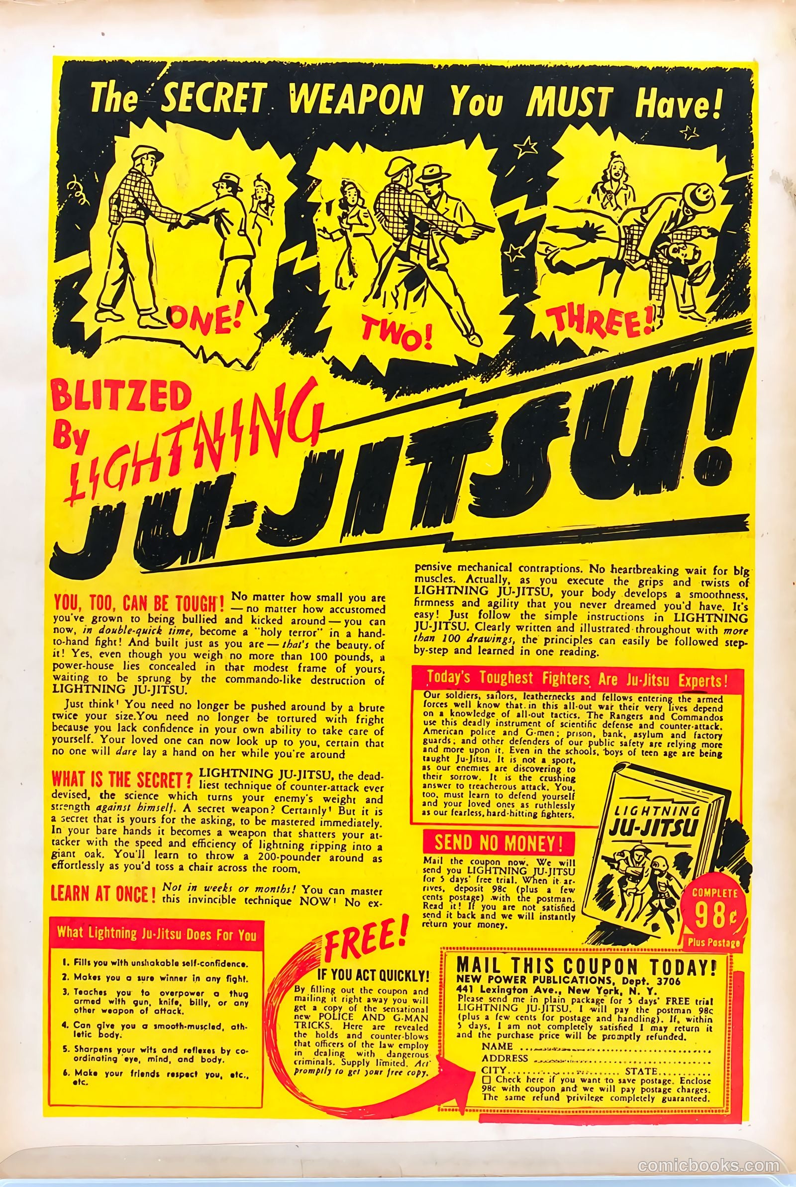 Exciting Comics #27 (1943) — page 68 of 68