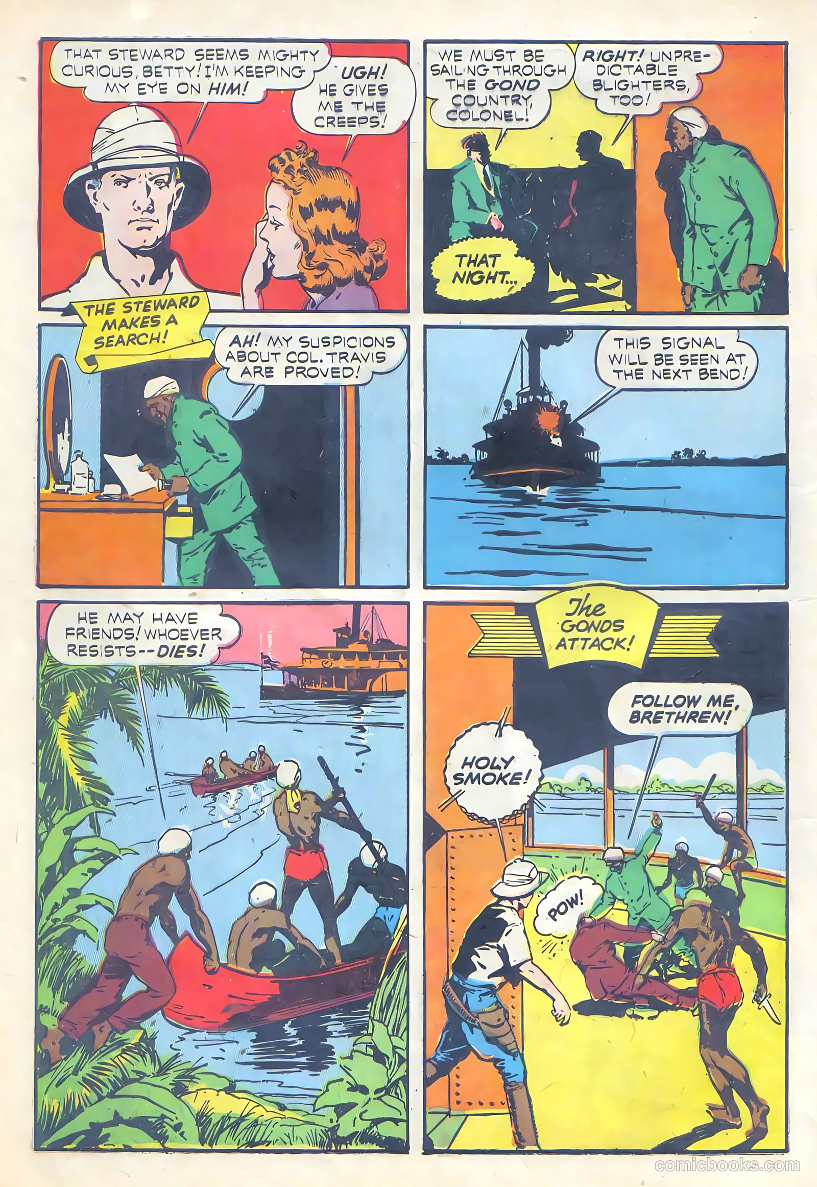 Exciting Comics #13 (1941) — page 19 of 69
