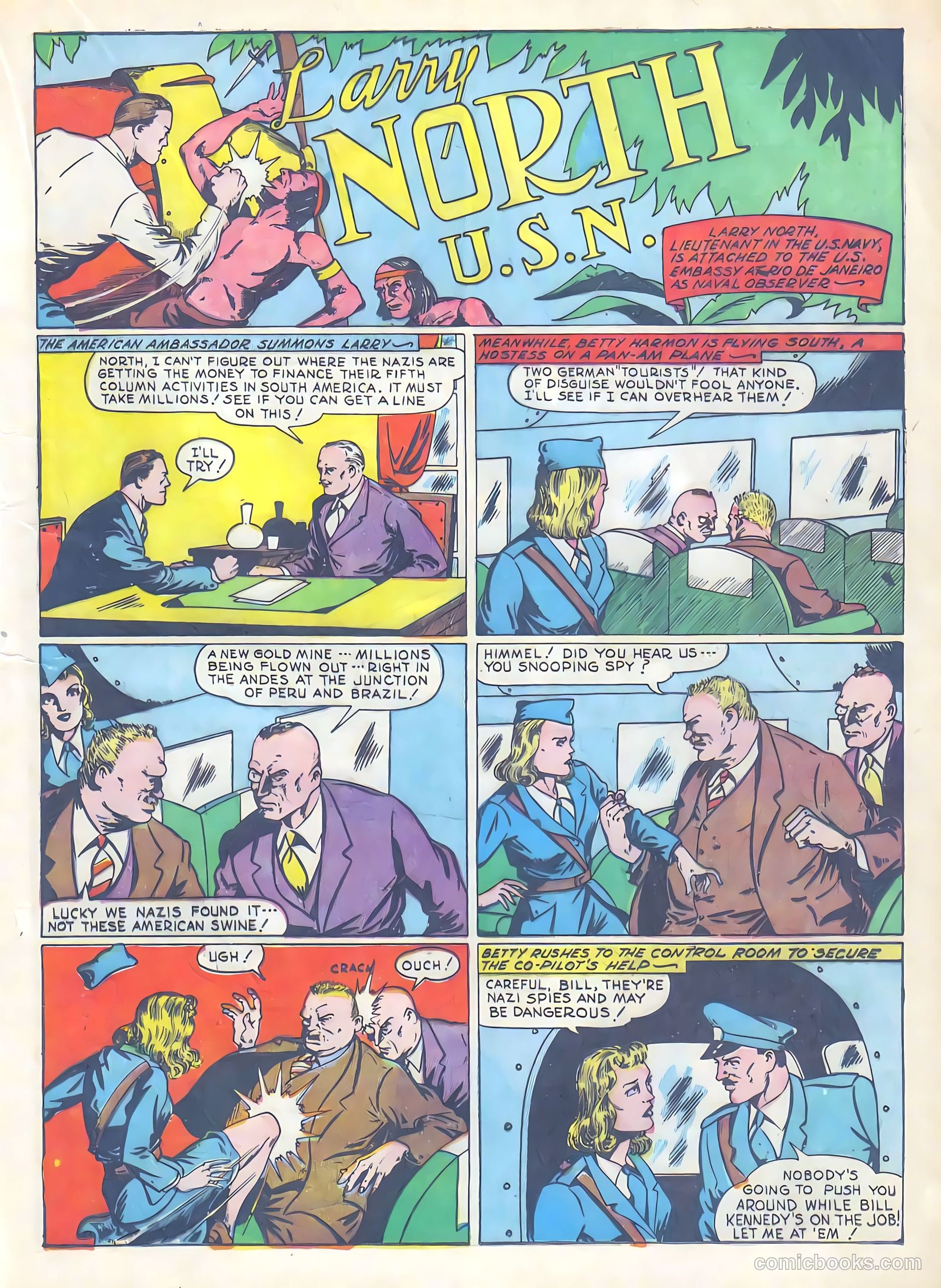 Exciting Comics #13 (1941) — page 32 of 69