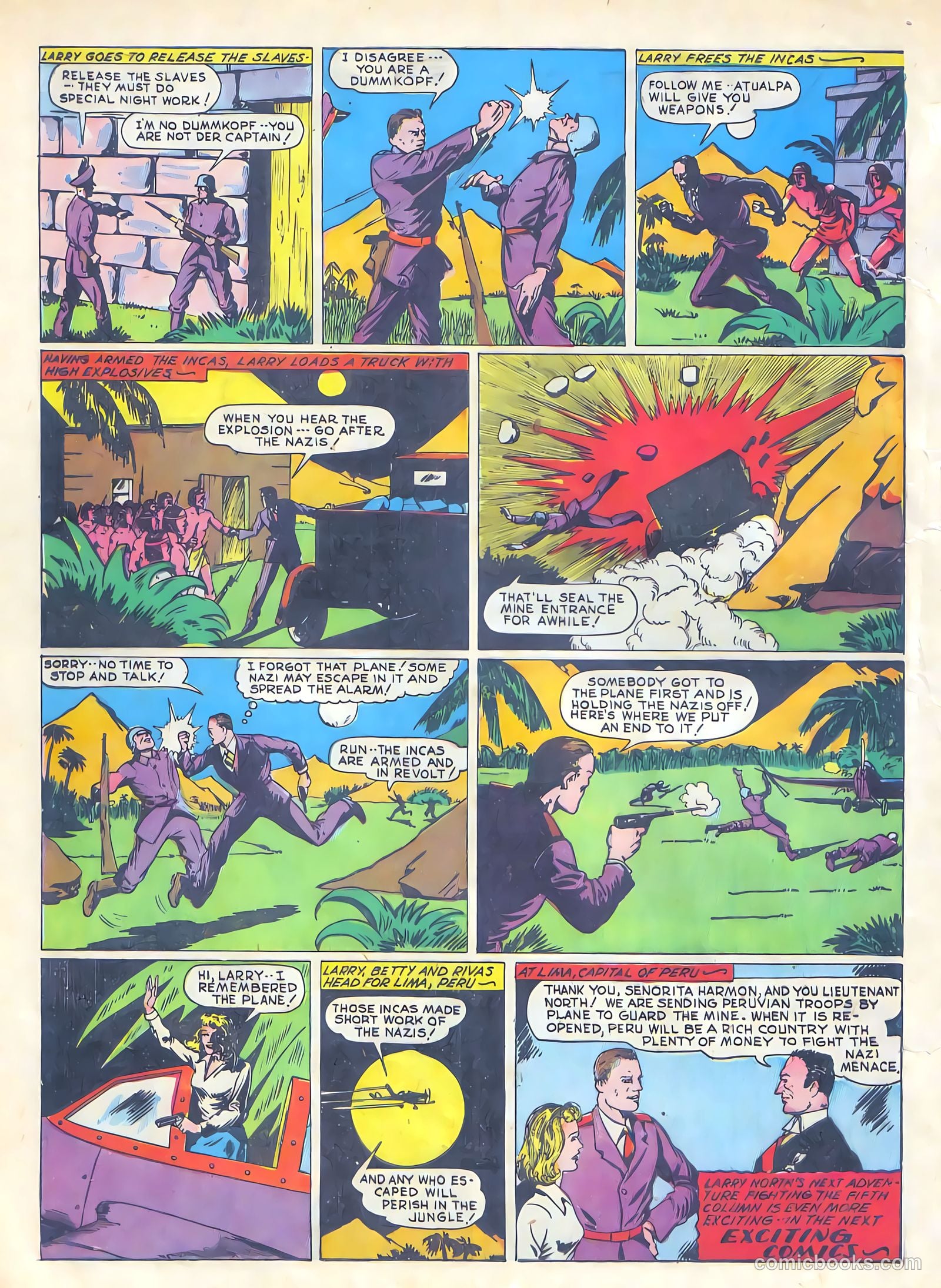 Exciting Comics #13 (1941) — page 37 of 69
