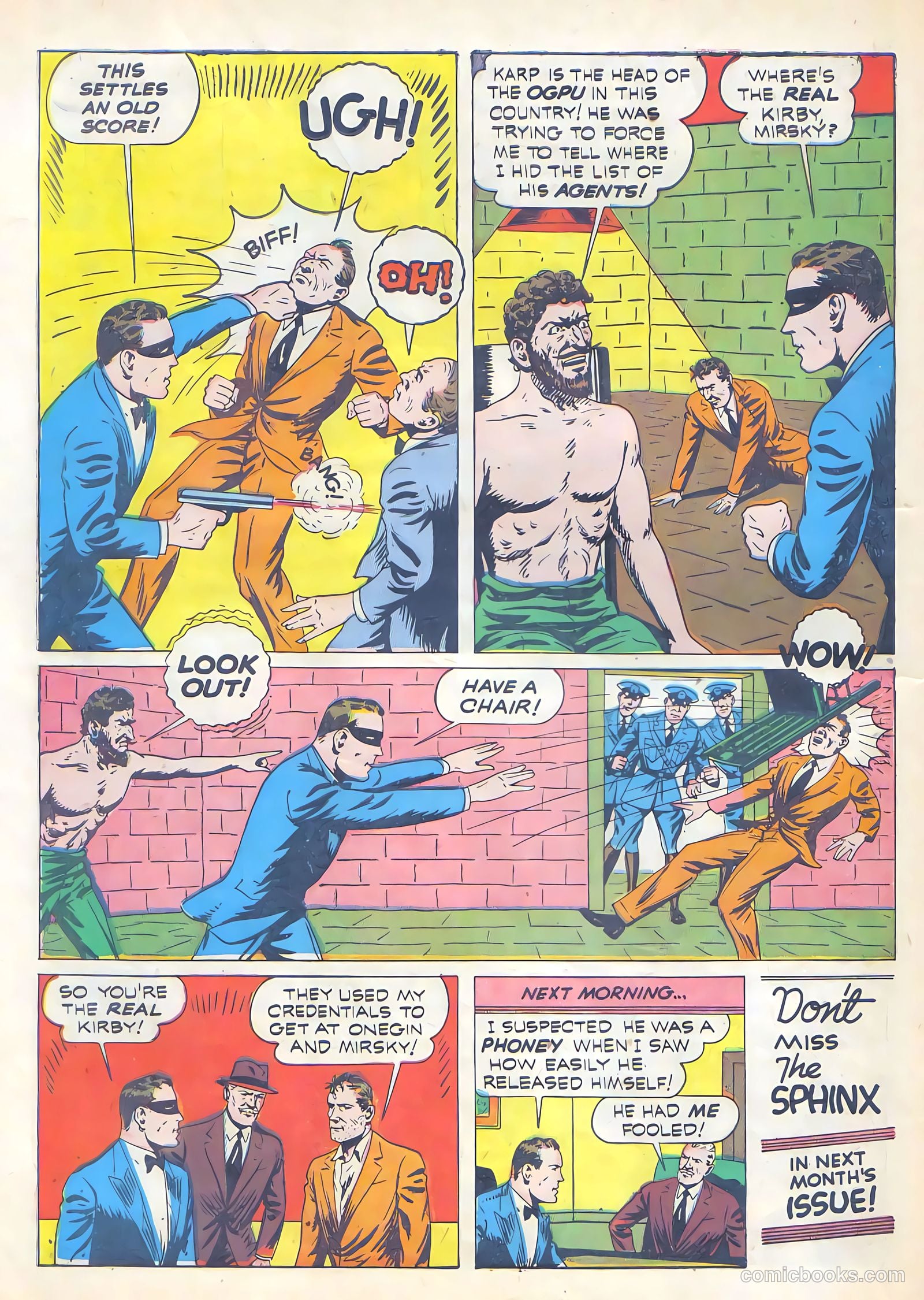 Exciting Comics #13 (1941) — page 59 of 69