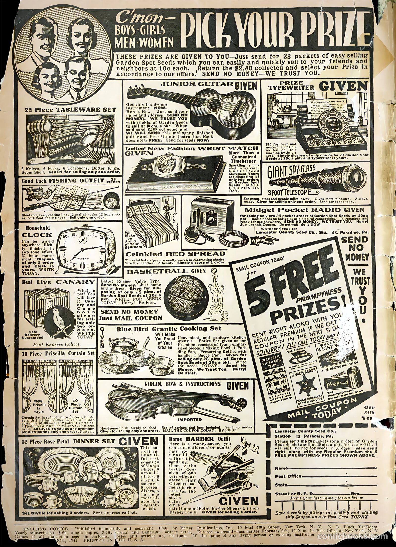 Exciting Comics #8 (1940) — page 2 of 68