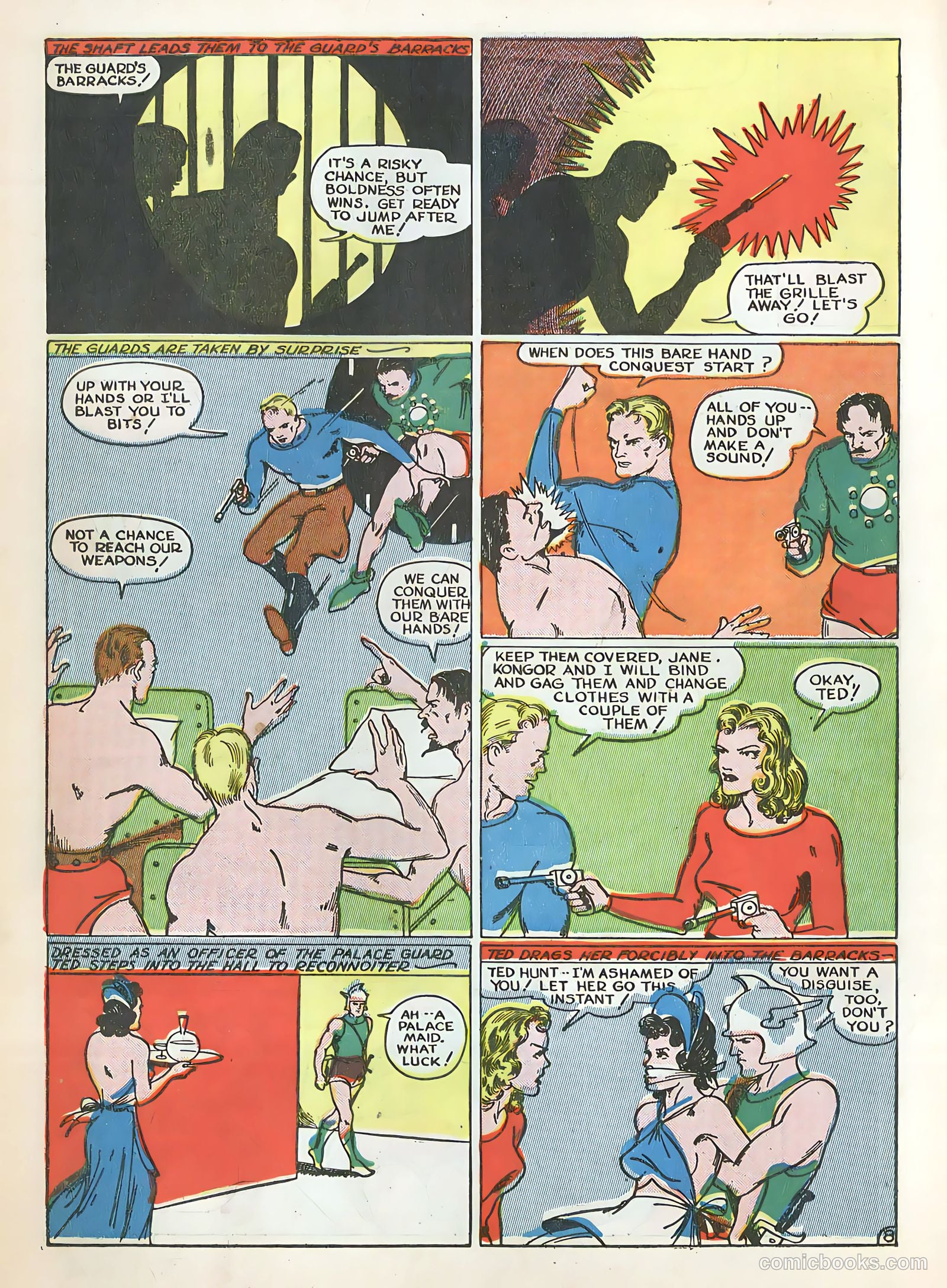 Exciting Comics #8 (1940) — page 18 of 68
