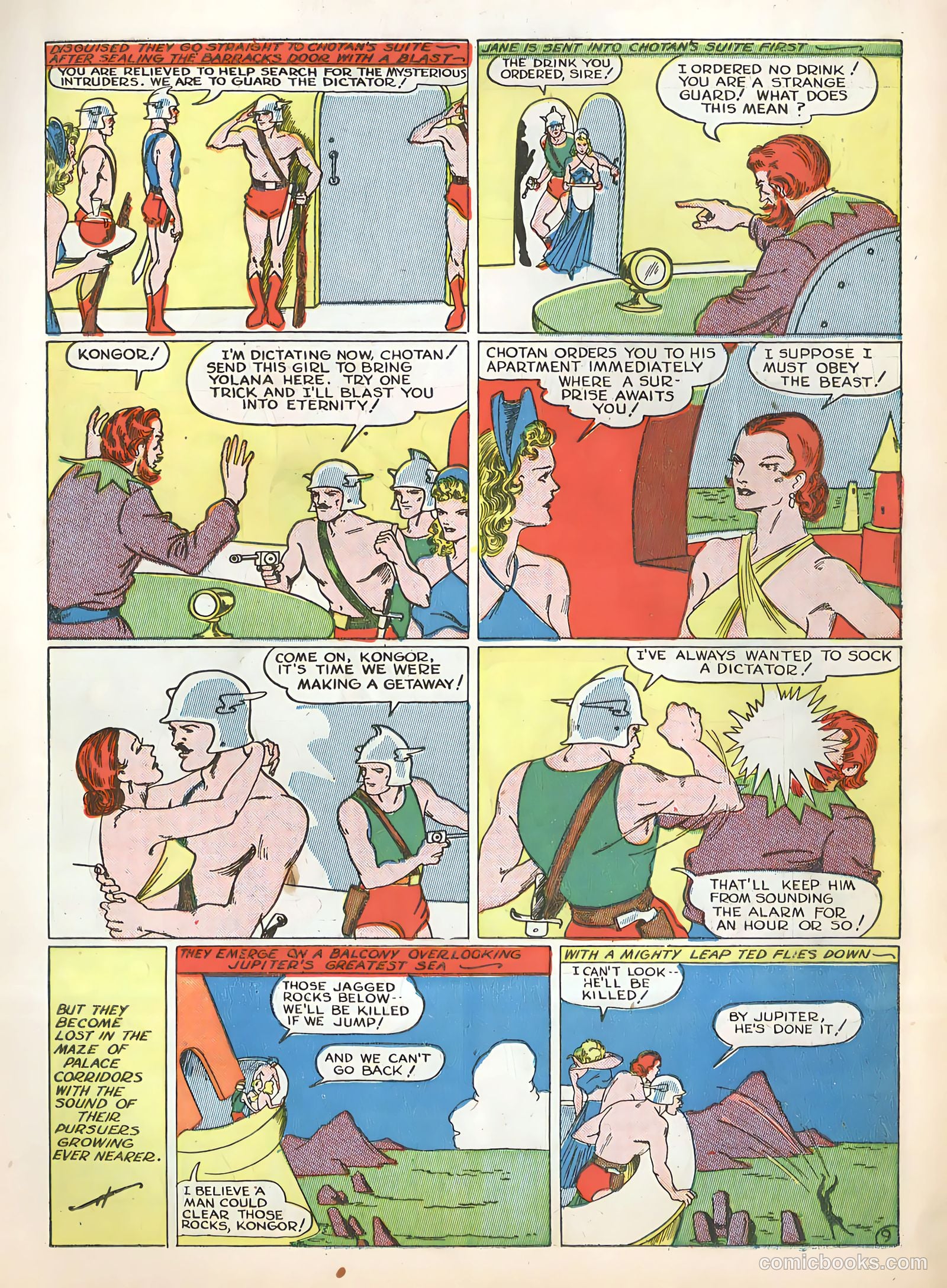 Exciting Comics #8 (1940) — page 19 of 68