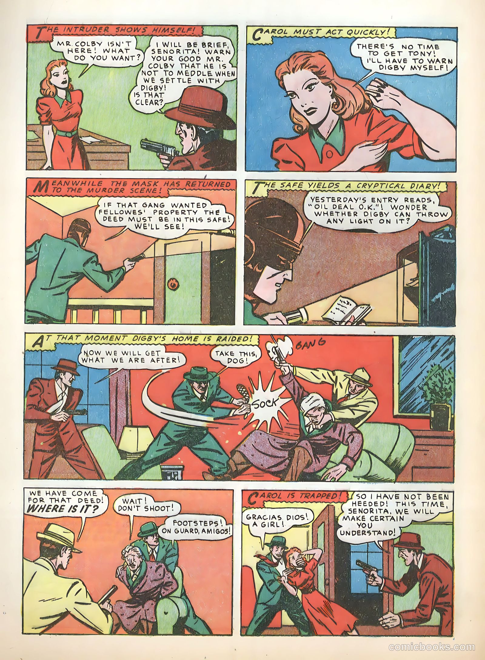 Exciting Comics #8 (1940) — page 23 of 68
