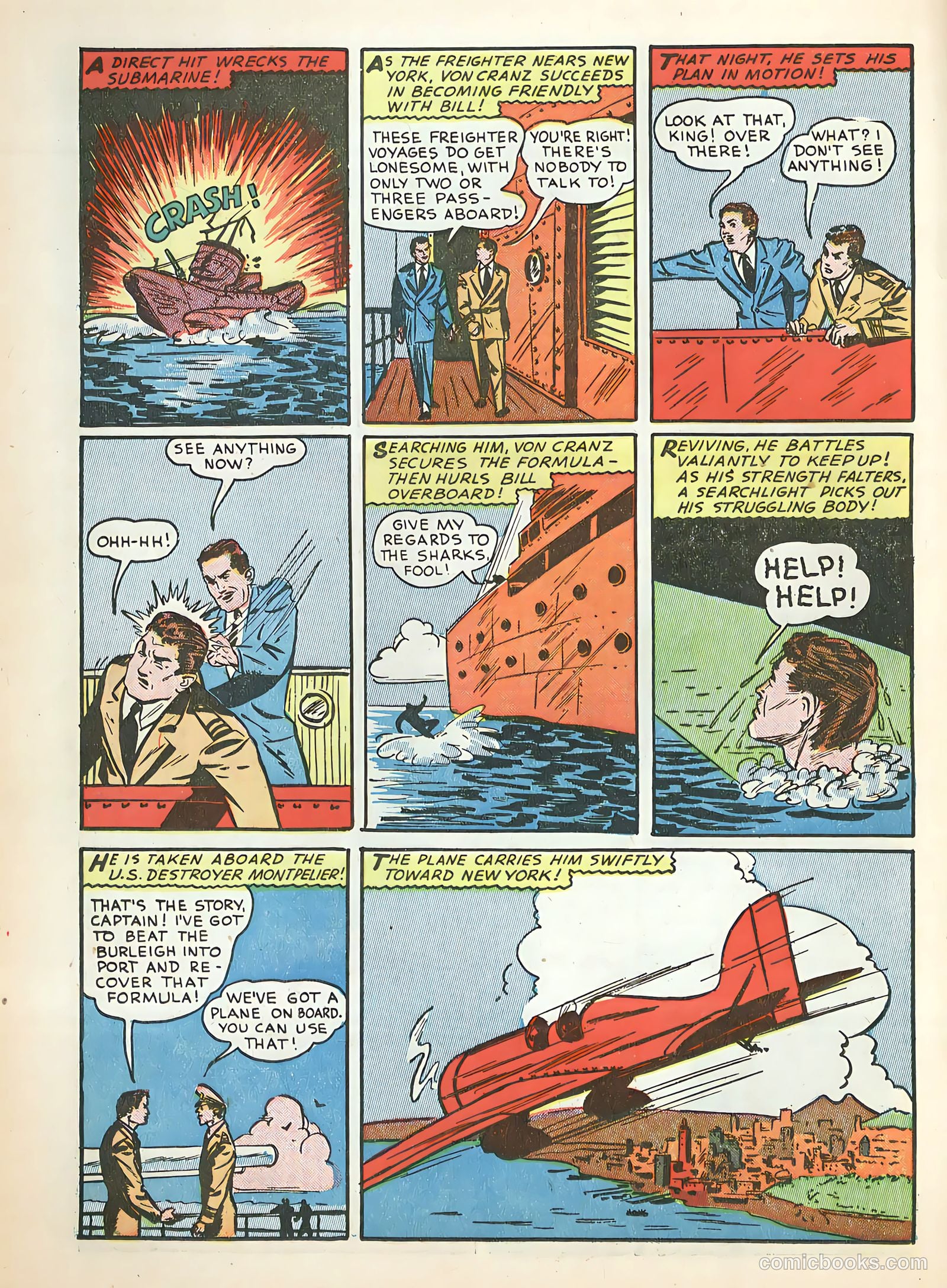 Exciting Comics #8 (1940) — page 40 of 68