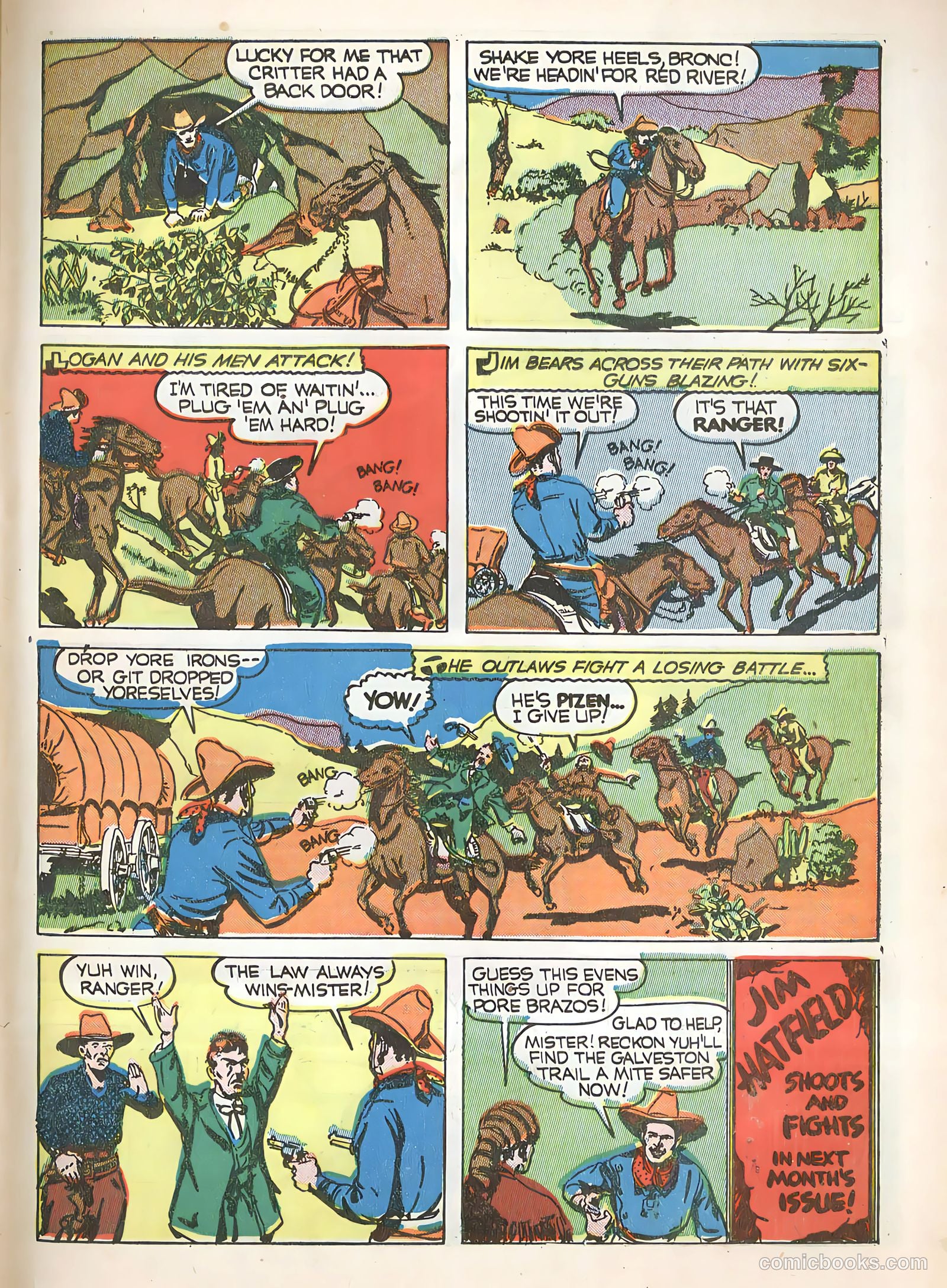 Exciting Comics #8 (1940) — page 51 of 68