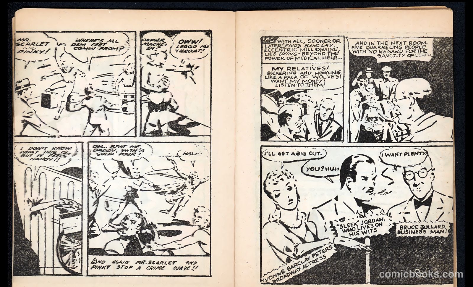 Mr. Scarlet and Pinky [Mighty Midget Comic] #1 (1943) — page 7 of 34