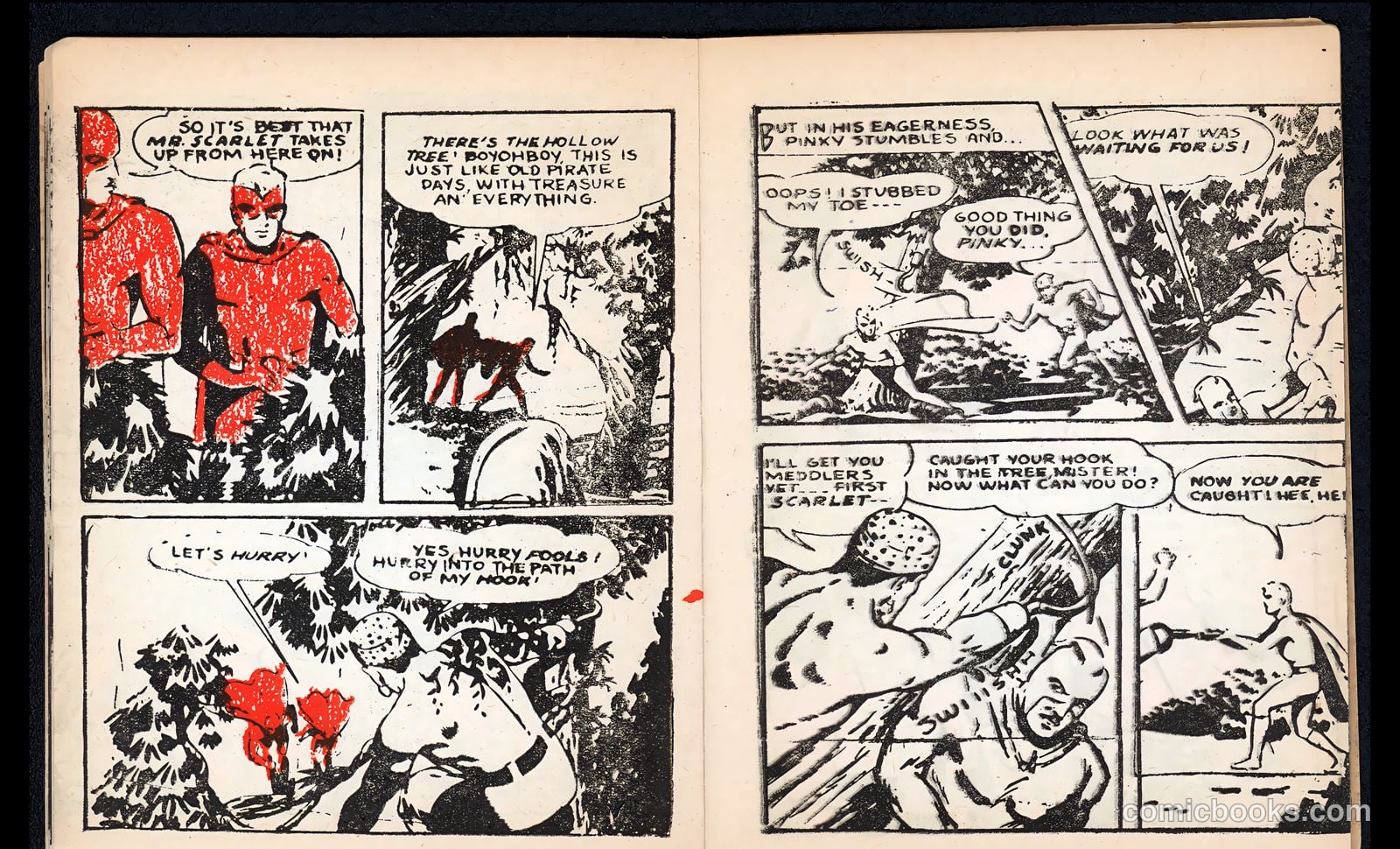 Mr. Scarlet and Pinky [Mighty Midget Comic] #1 (1943) — page 13 of 34