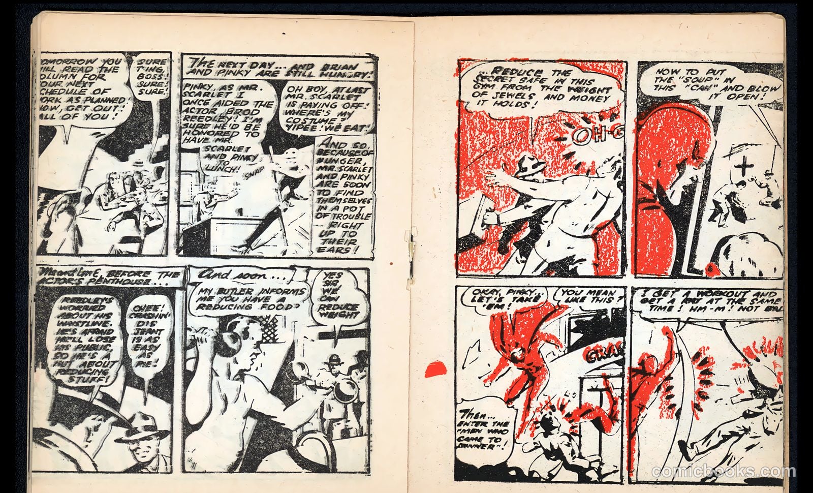 Mr. Scarlet and Pinky [Mighty Midget Comic] #1 (1943) — page 19 of 34