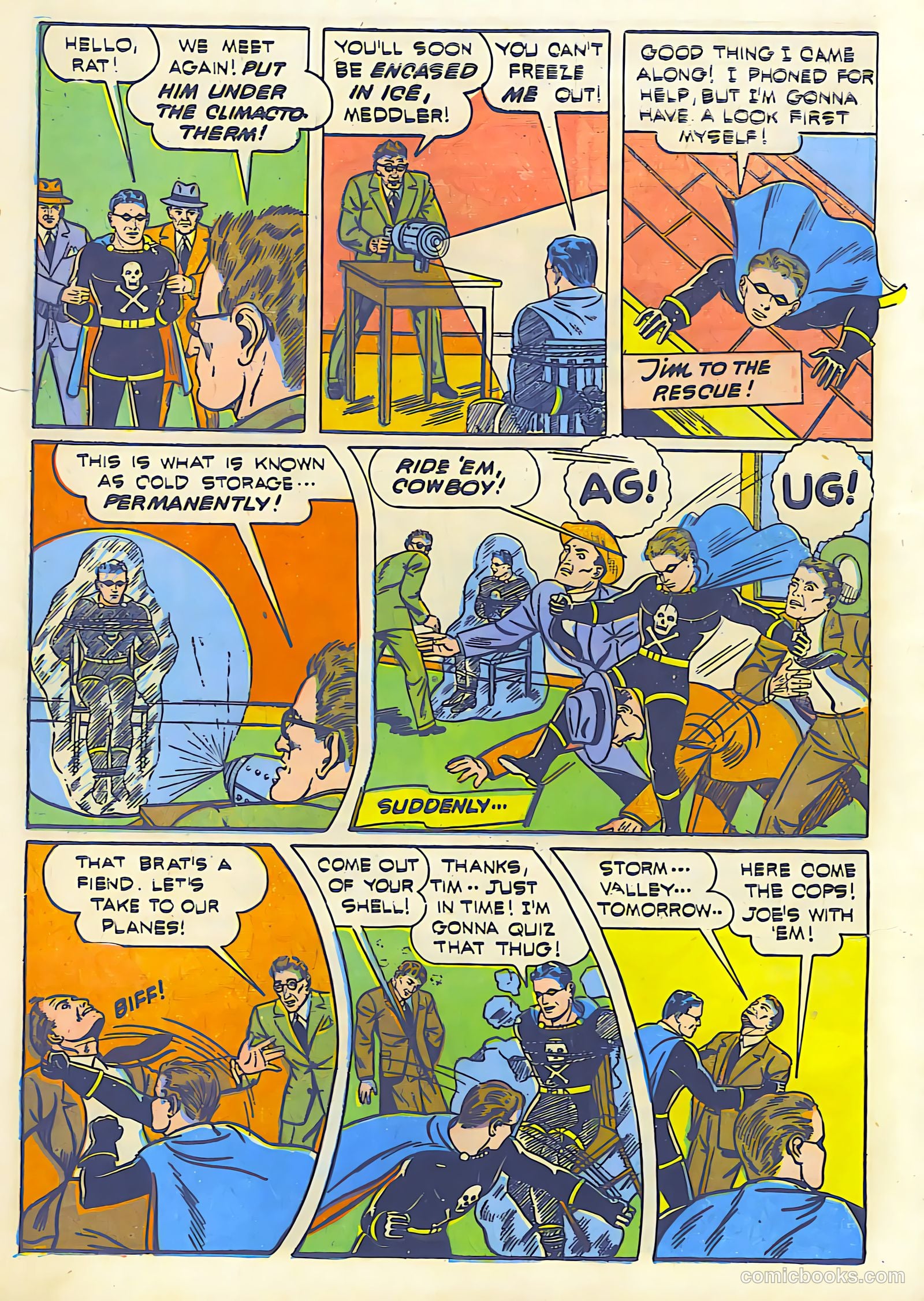 Exciting Comics #22 (1941) — page 12 of 68