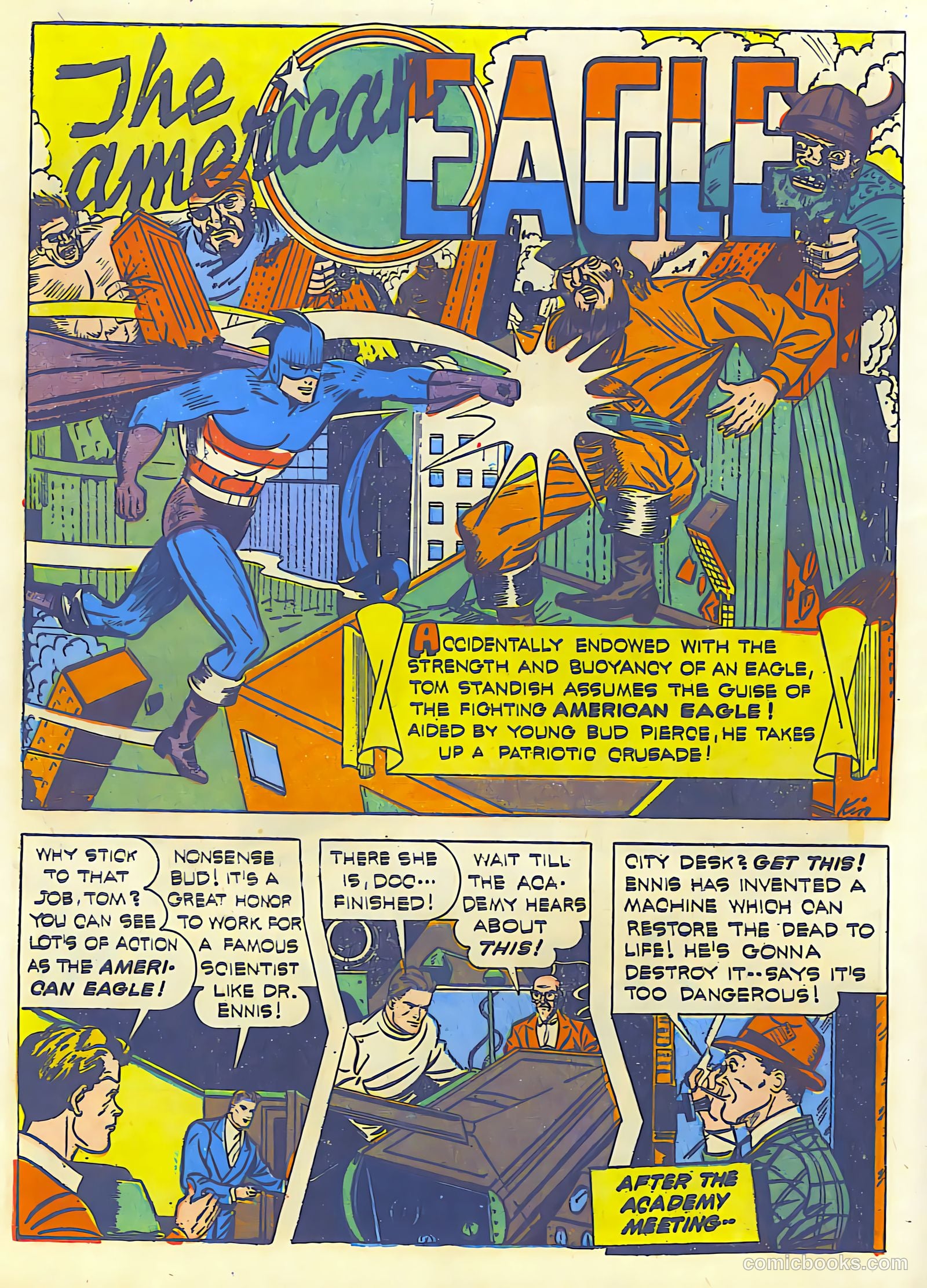Exciting Comics #22 (1941) — page 16 of 68