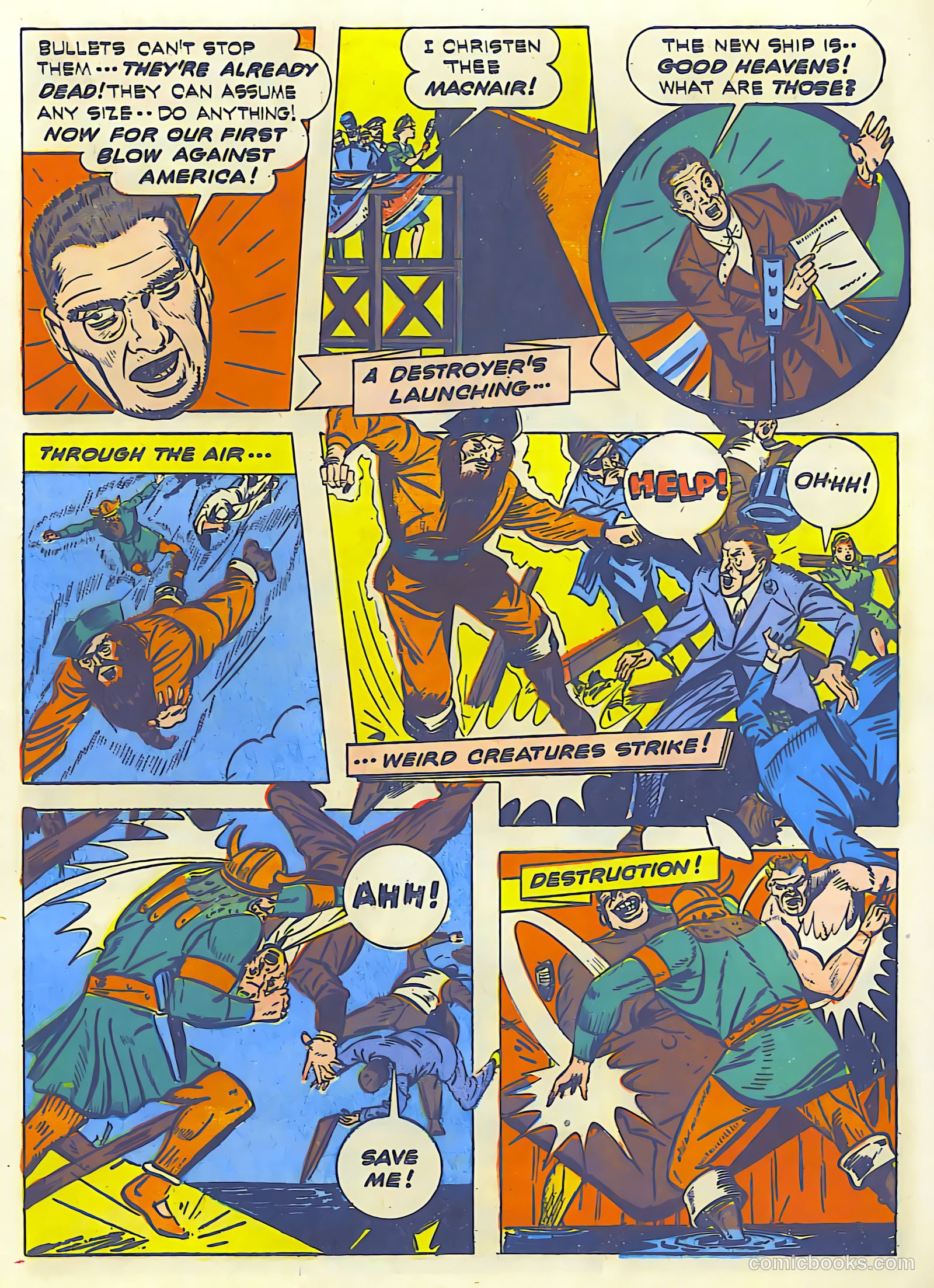 Exciting Comics #22 (1941) — page 21 of 68