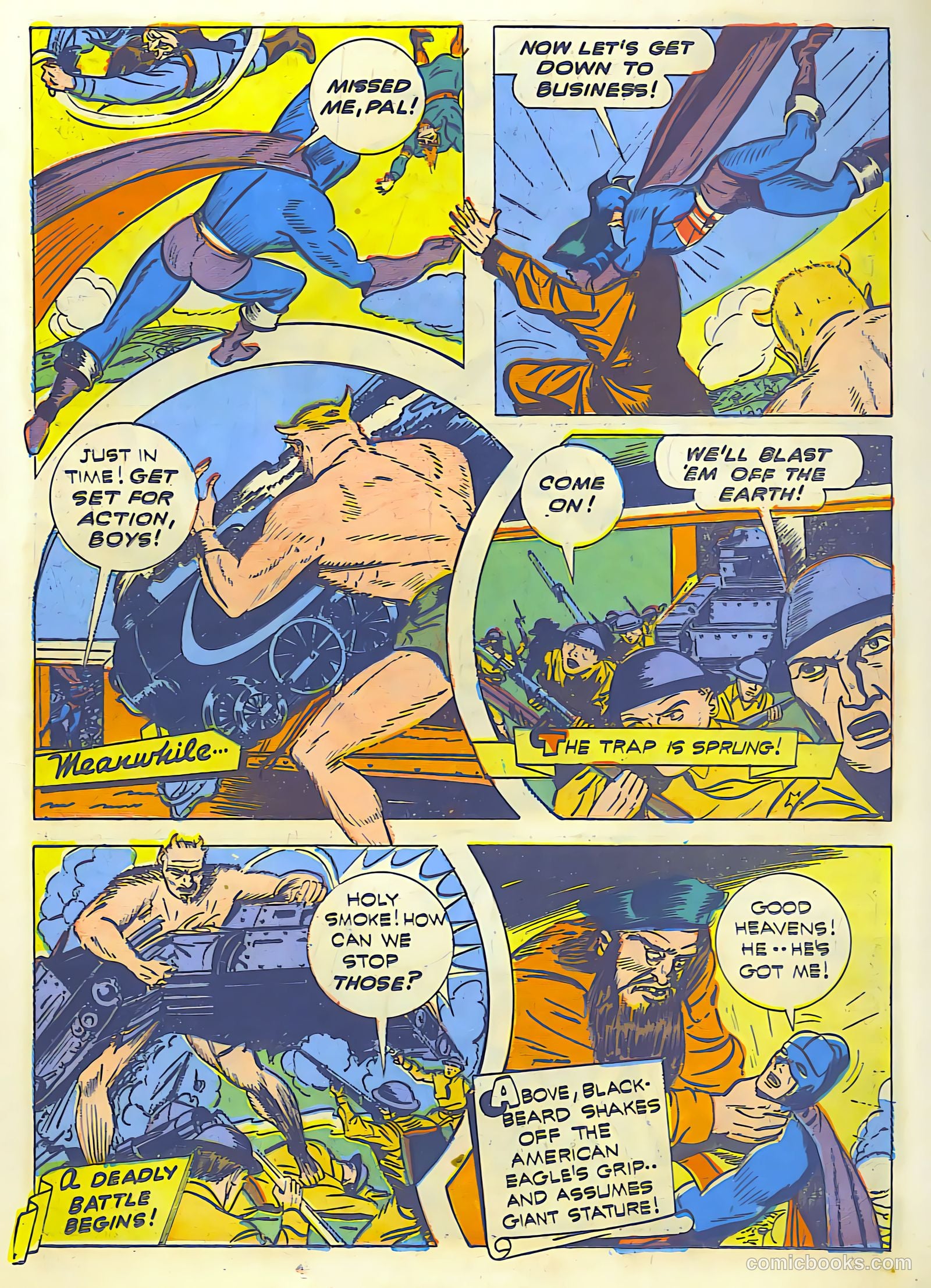 Exciting Comics #22 (1941) — page 23 of 68