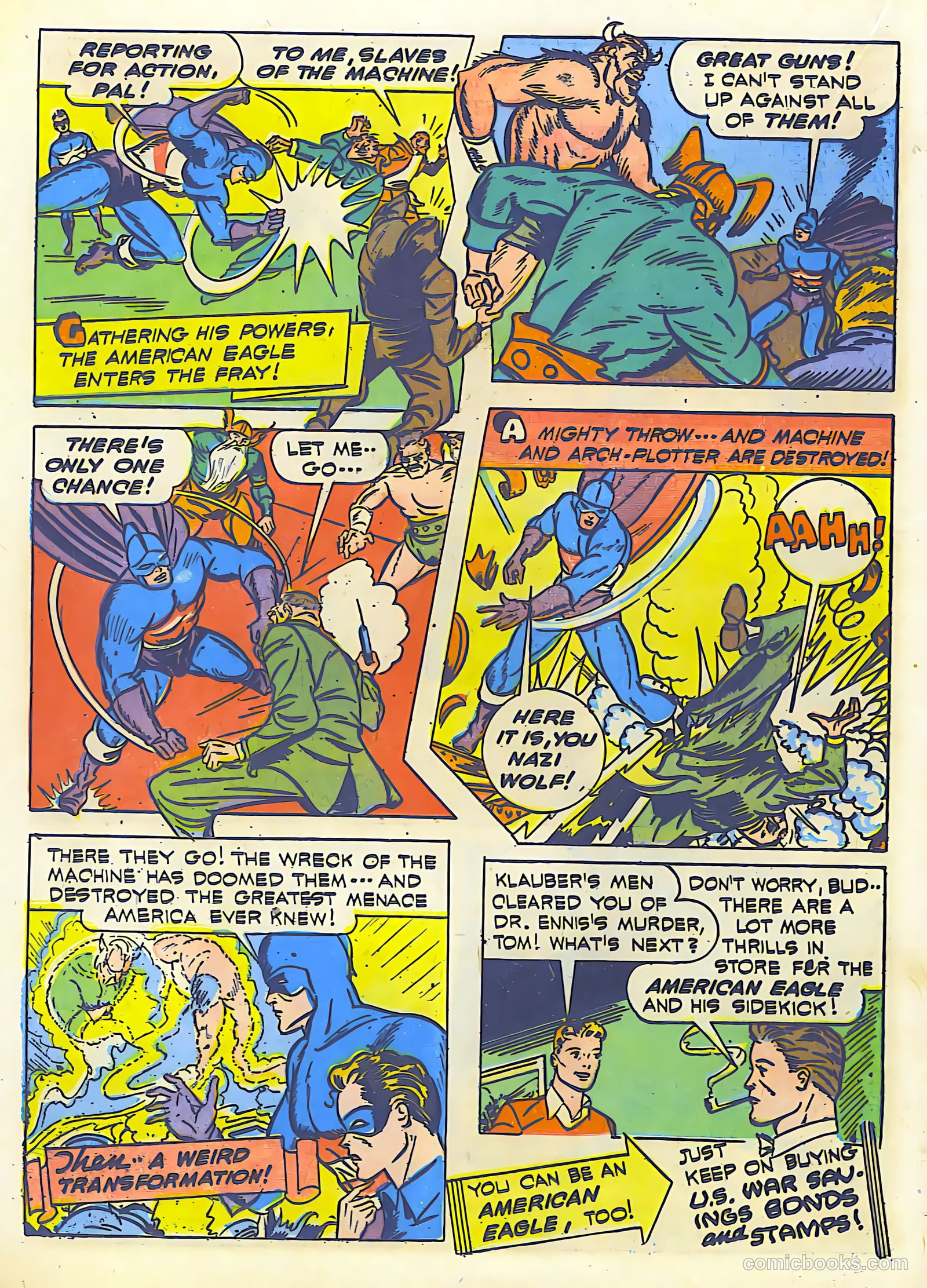 Exciting Comics #22 (1941) — page 28 of 68