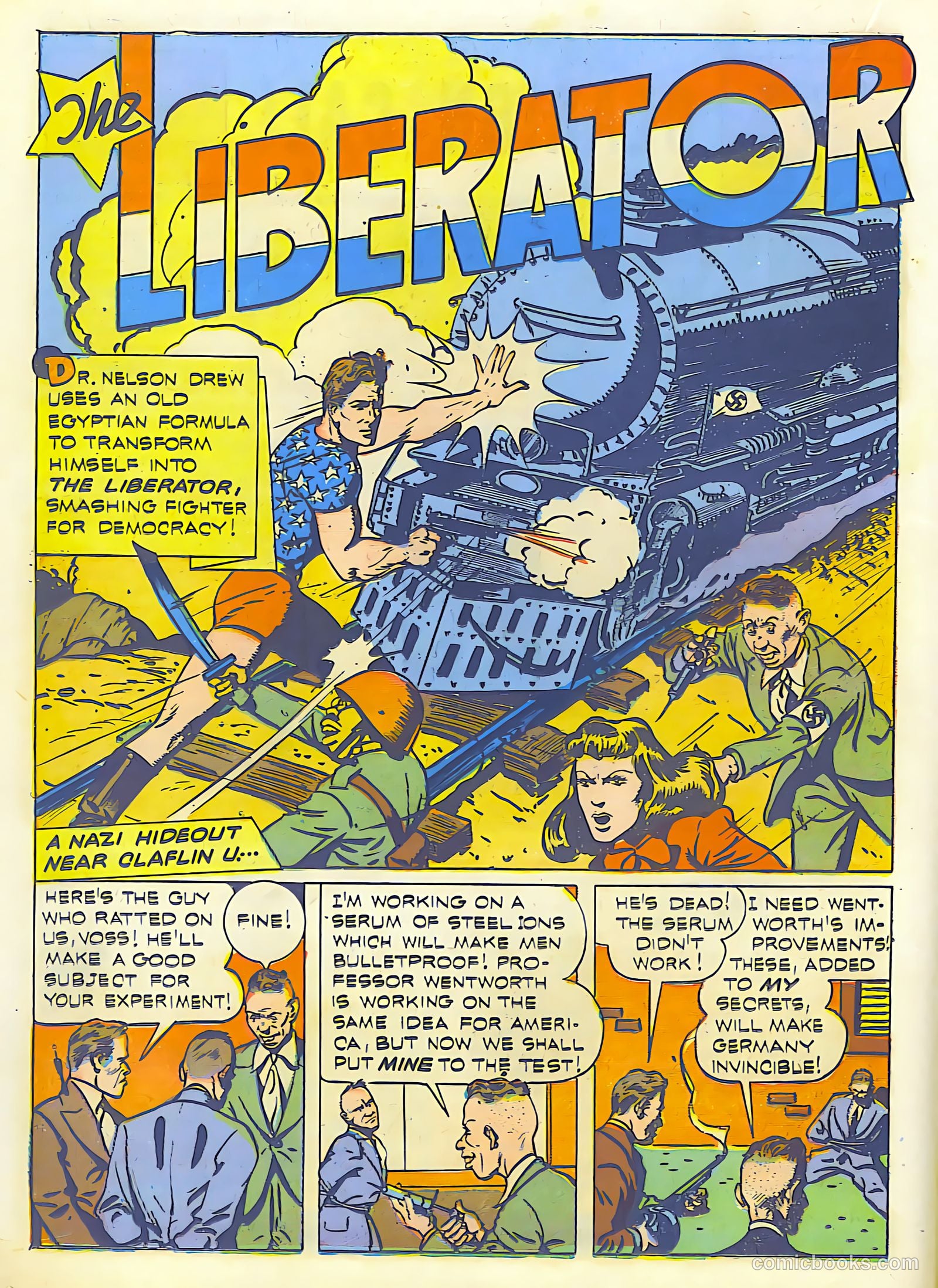 Exciting Comics #22 (1941) — page 30 of 68