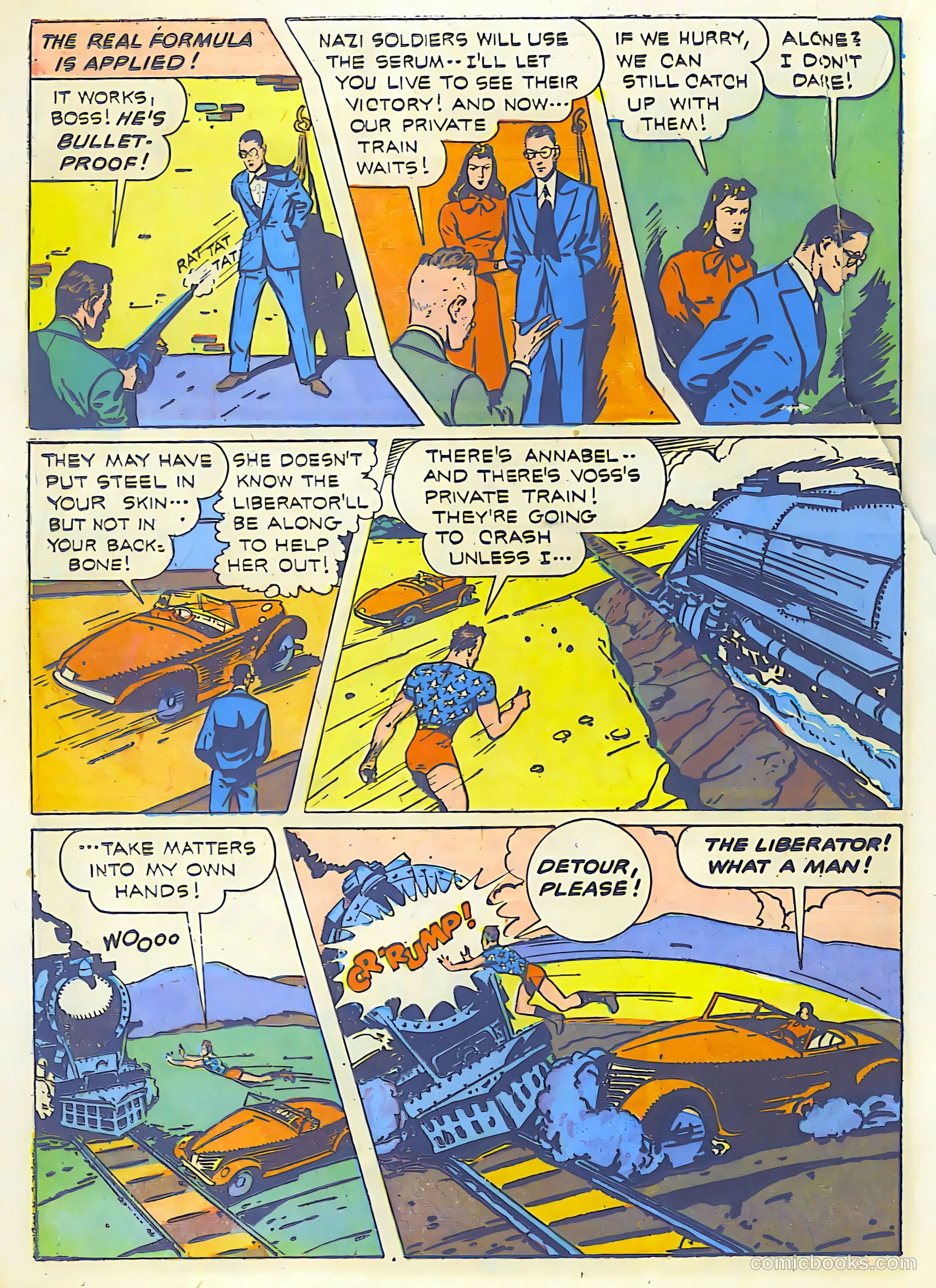 Exciting Comics #22 (1941) — page 36 of 68