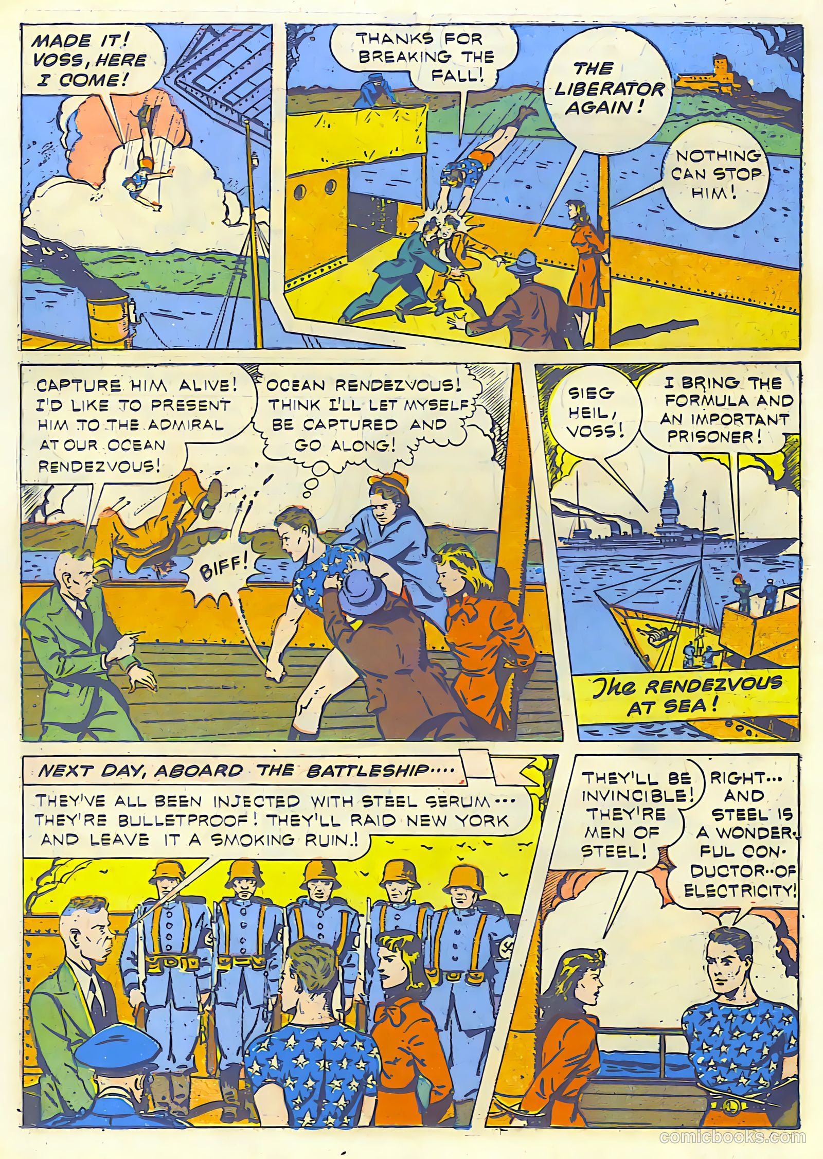 Exciting Comics #22 (1941) — page 38 of 68