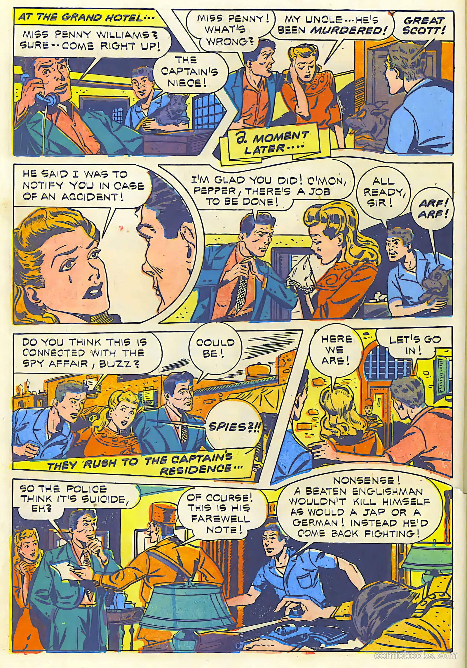 Exciting Comics #22 (1941) — page 52 of 68