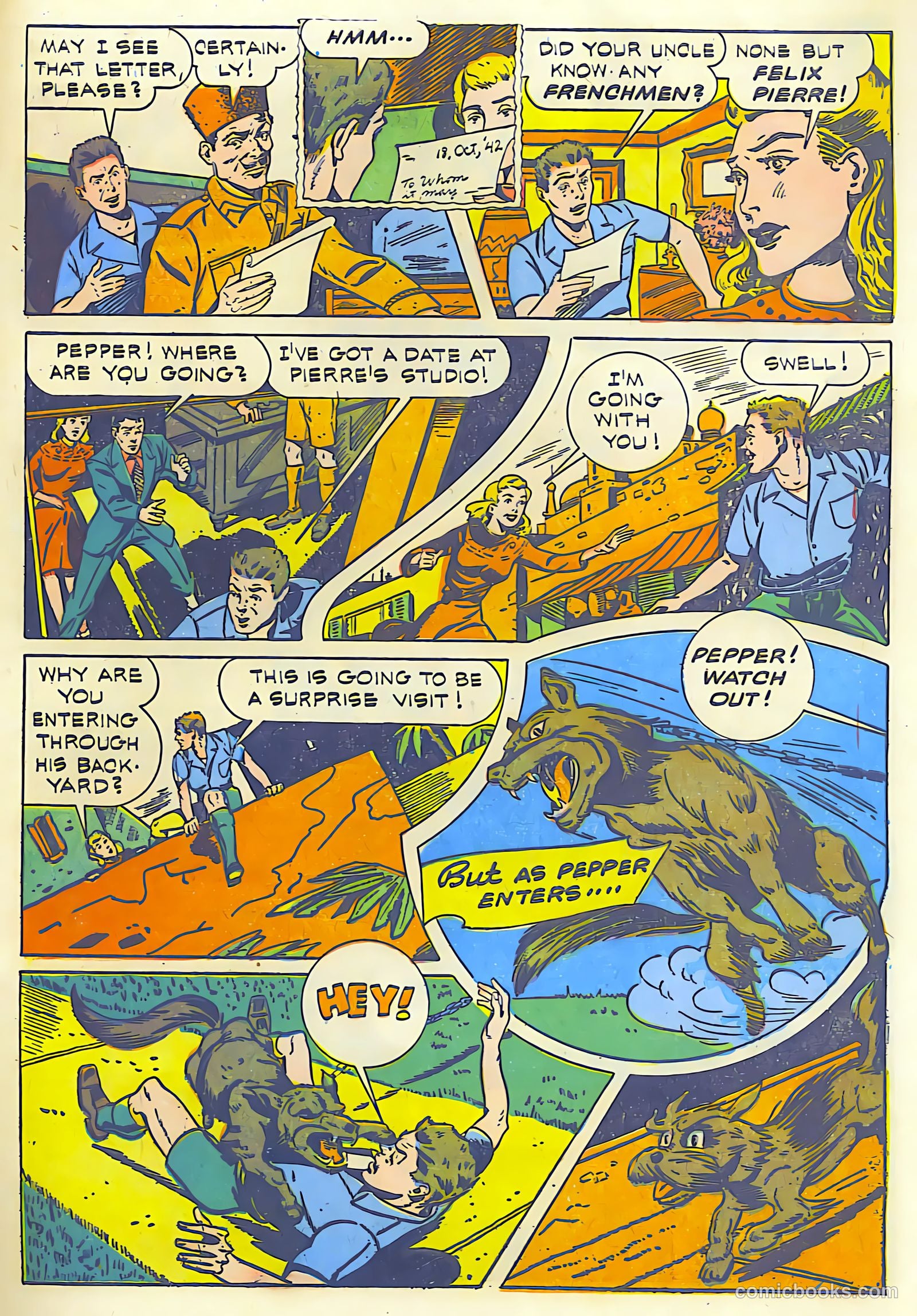 Exciting Comics #22 (1941) — page 53 of 68