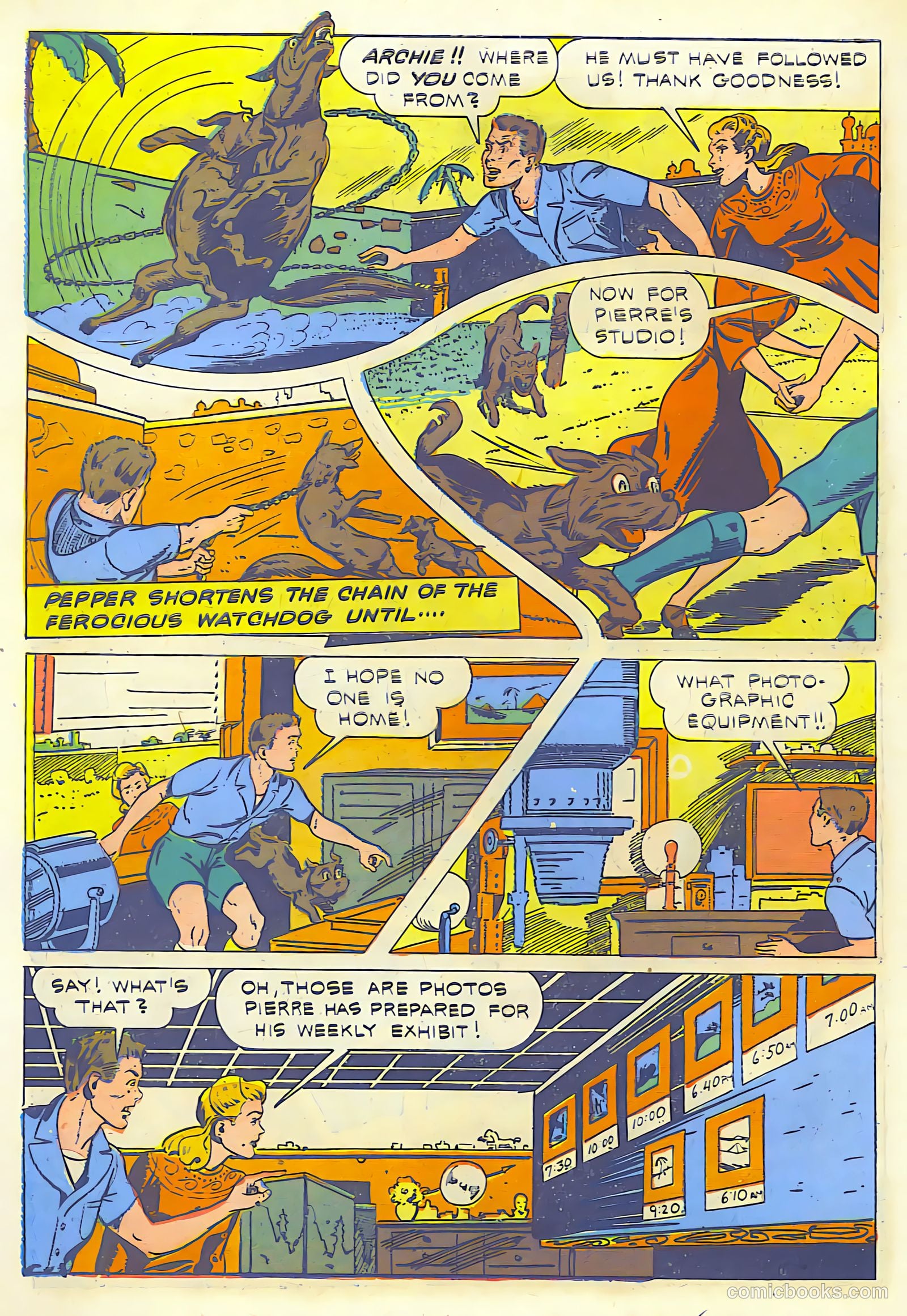 Exciting Comics #22 (1941) — page 54 of 68